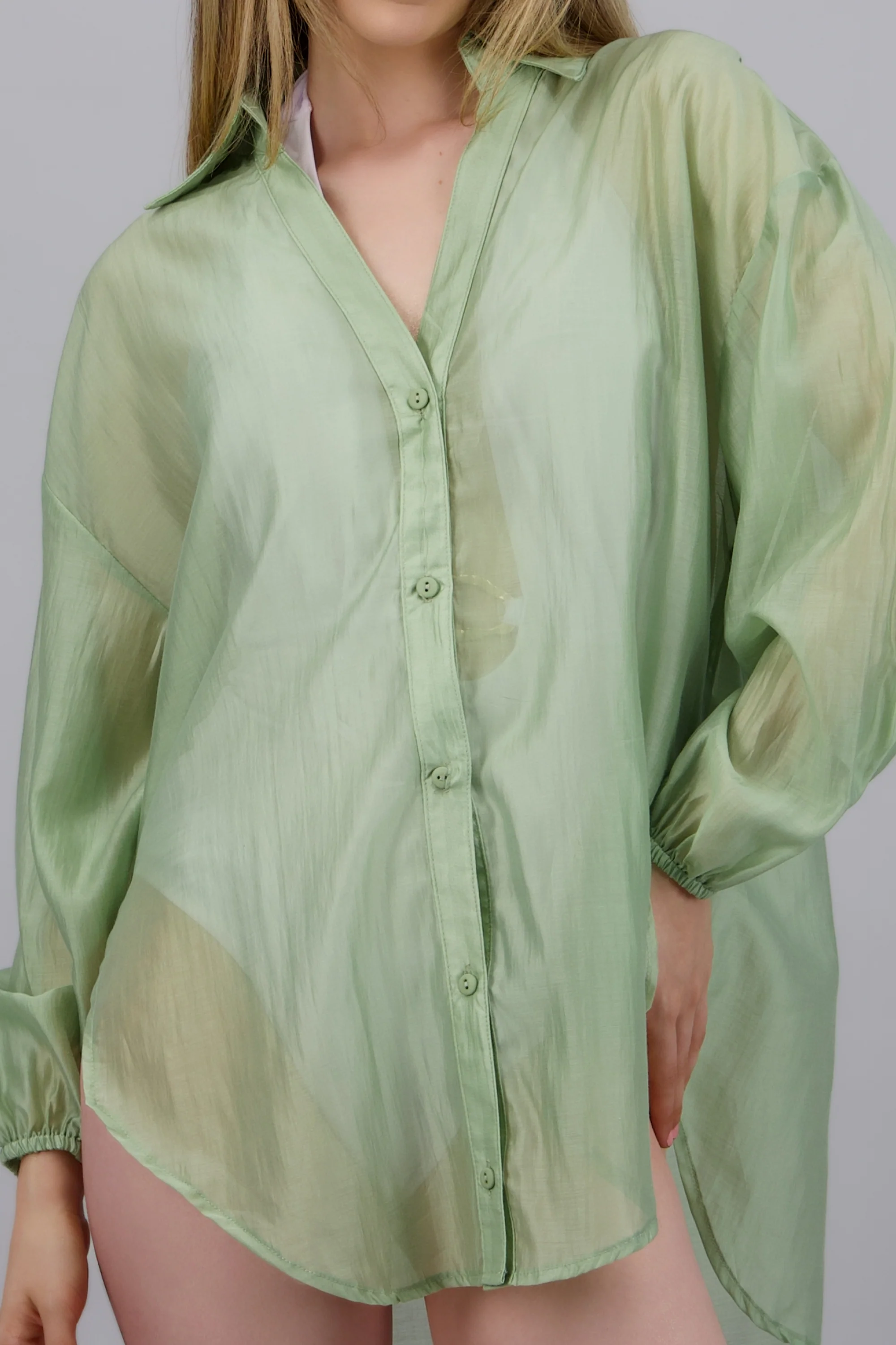 Camisa manga larga cuello - Image 6