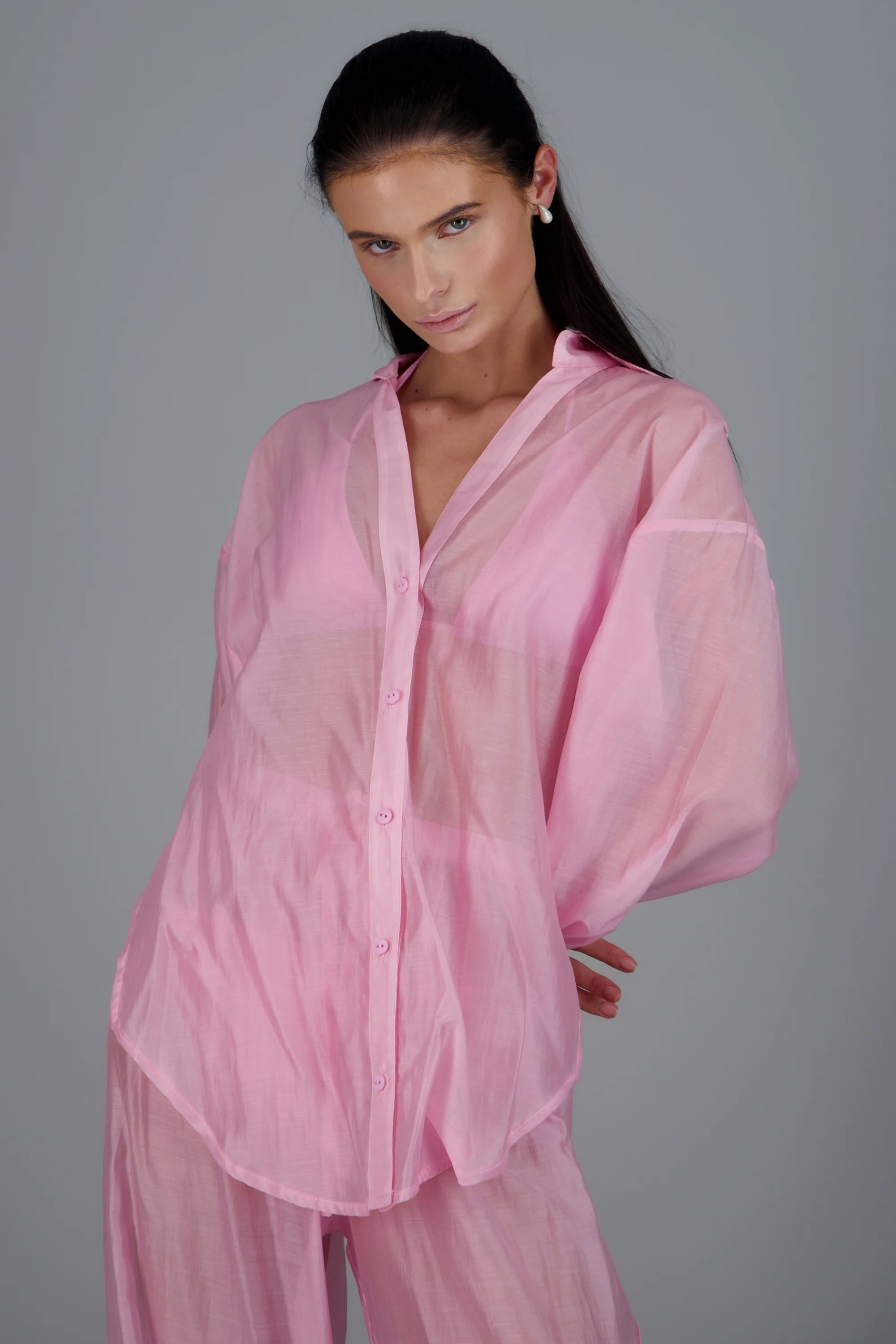 Camisa manga larga cuello - Image 4