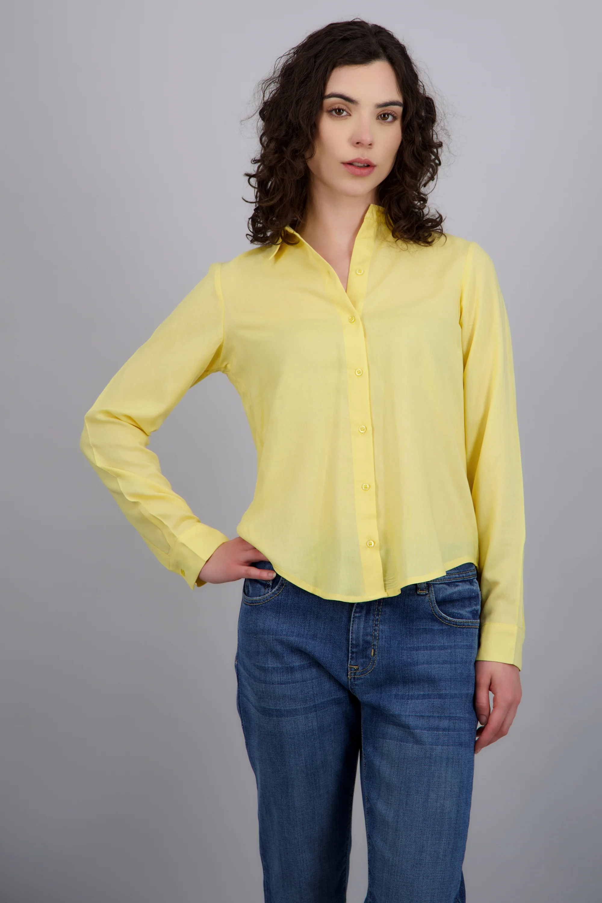 Camisa manga larga lisa - Image 3