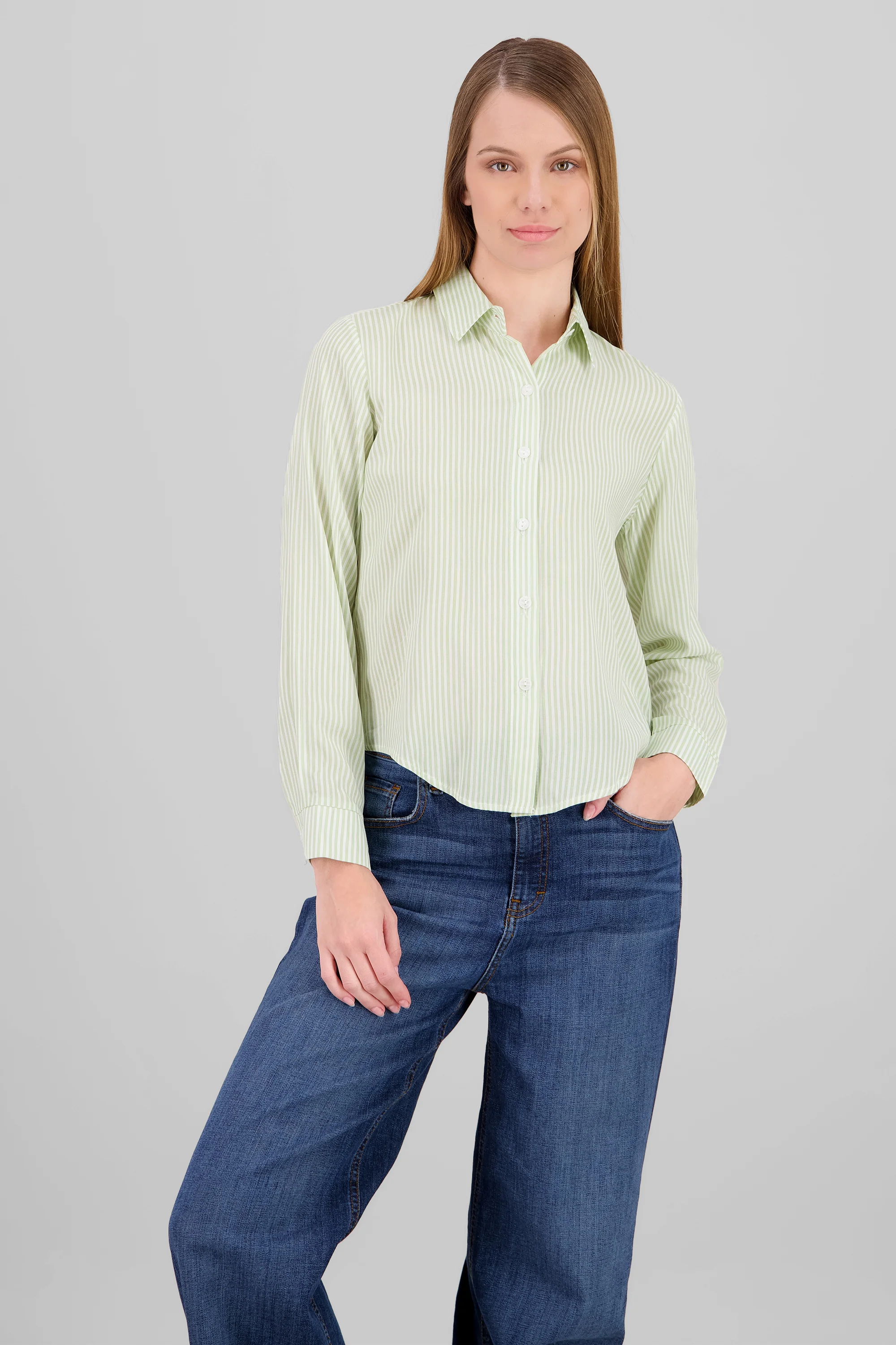 Camisa amplia rayas
