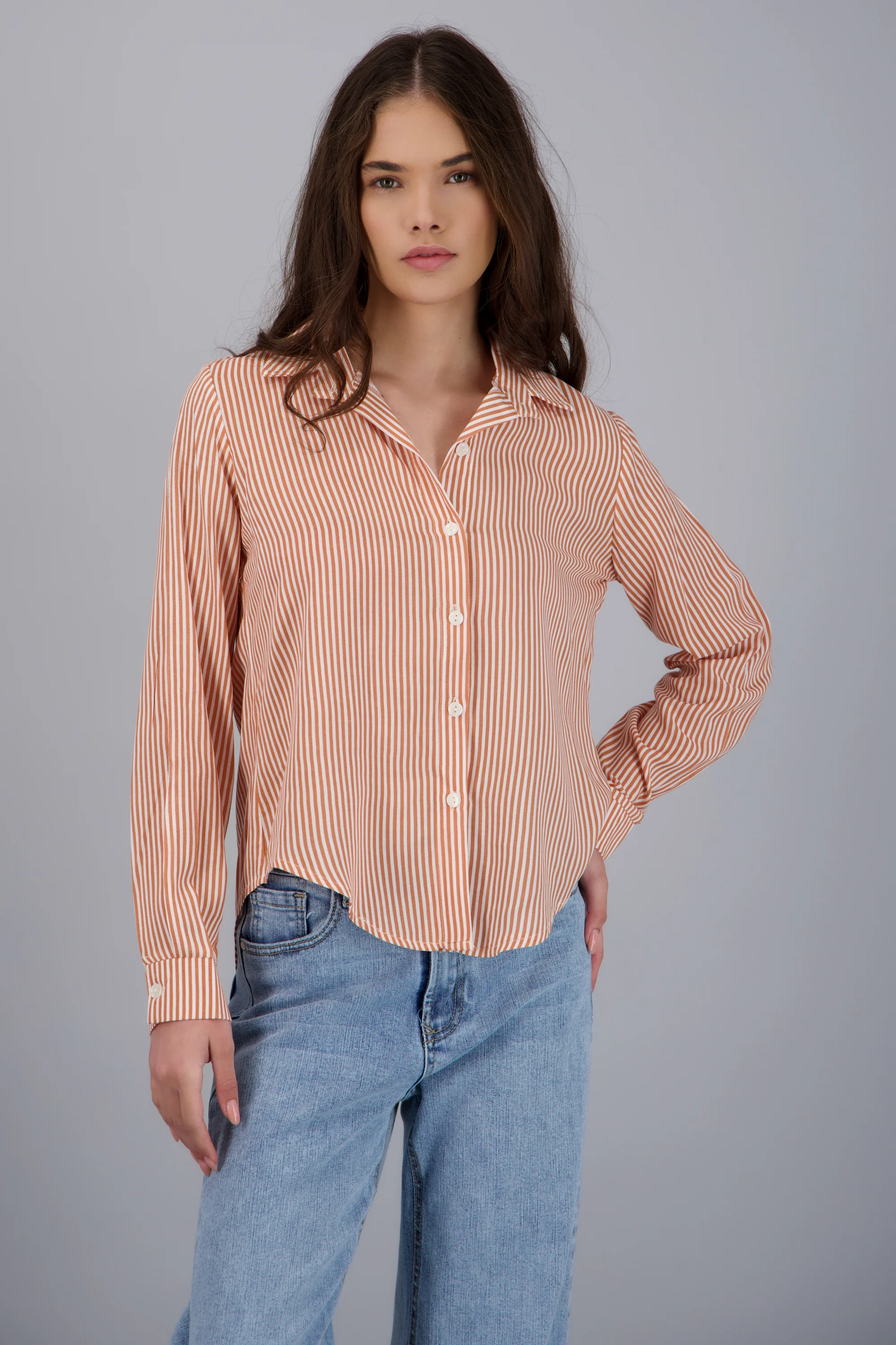 Camisa amplia rayas