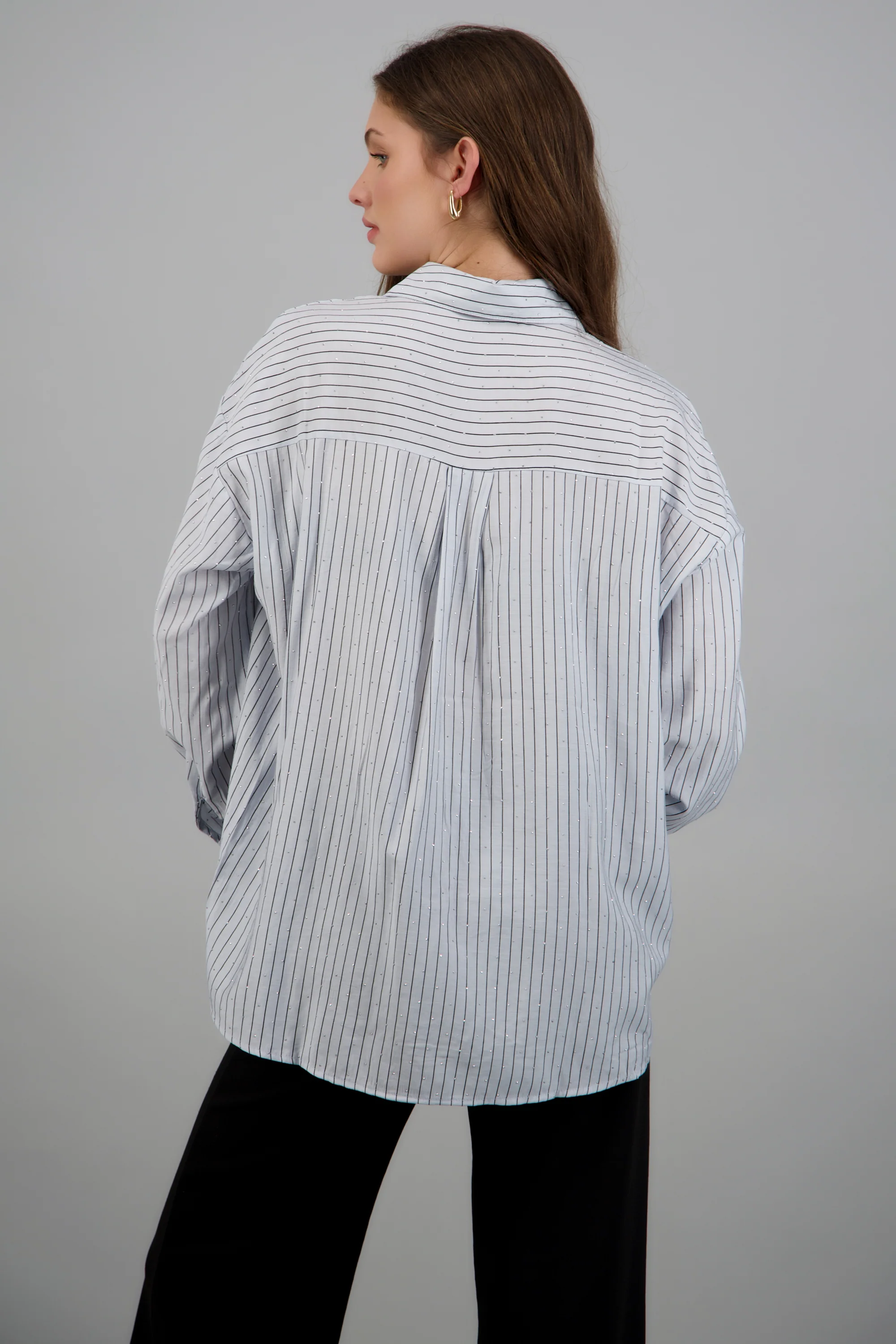 Camisa rayas con rhinestones - Image 4