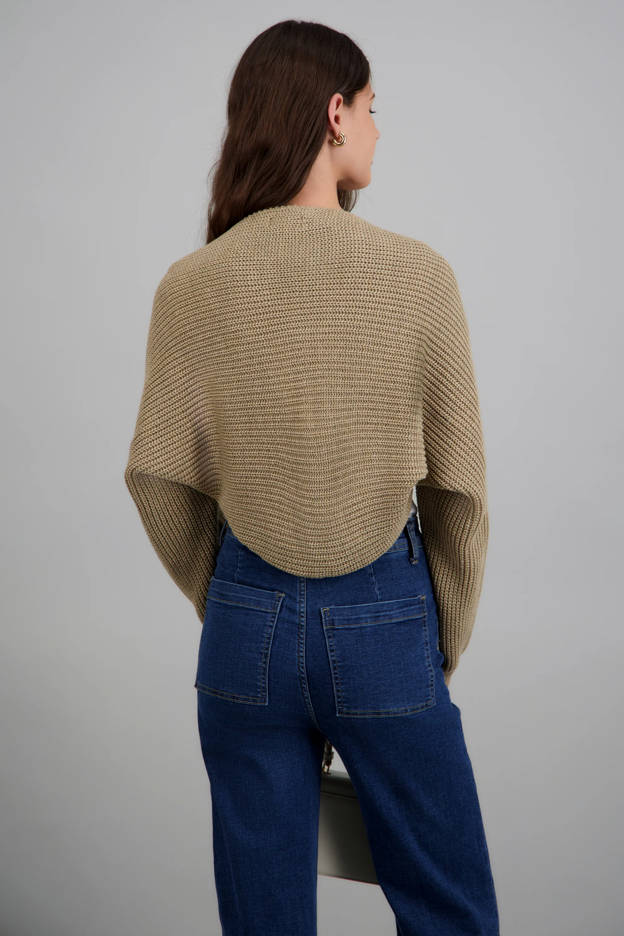 Cardigan bolero en tejido - Image 2