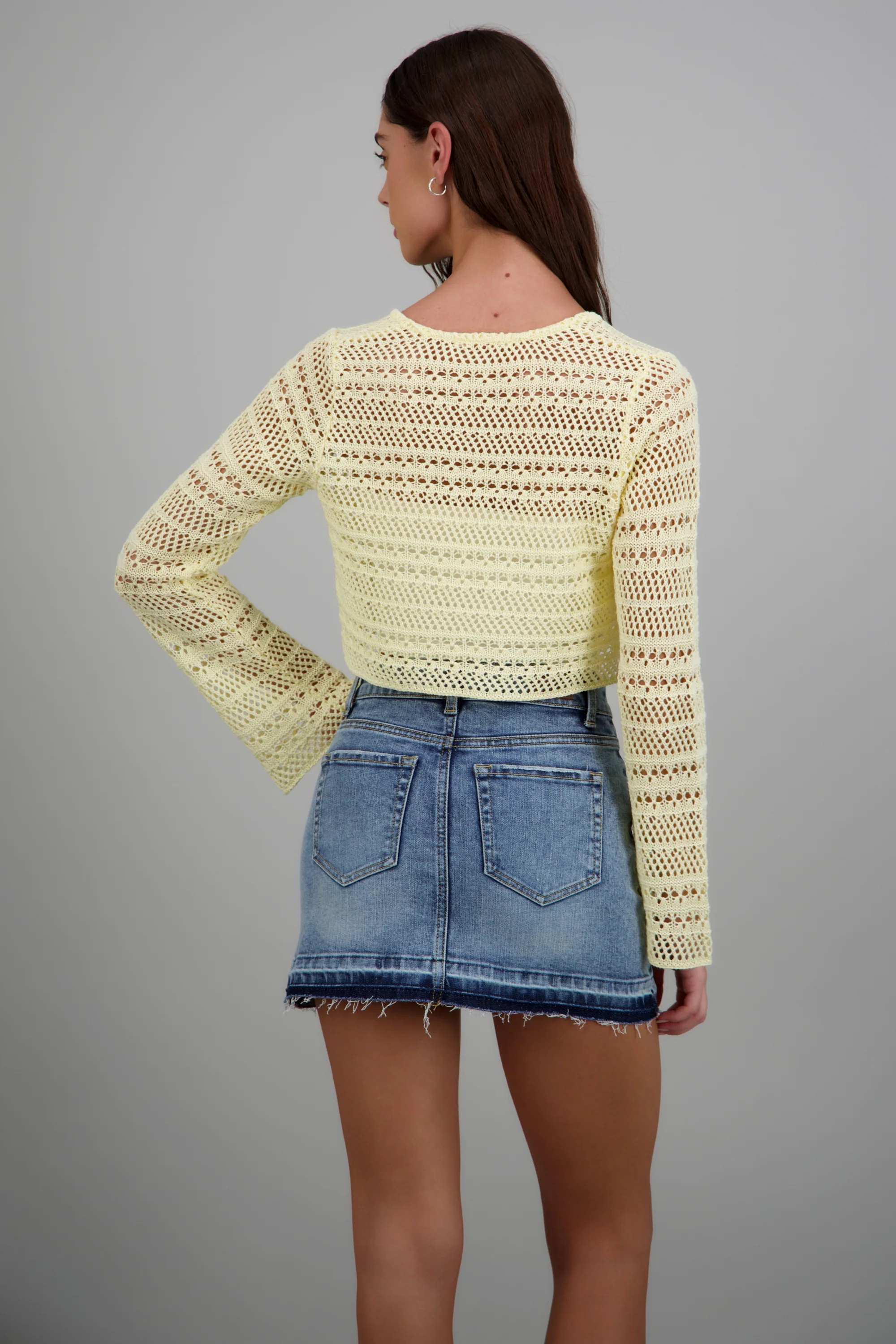 Cardigan crop calado - Image 4
