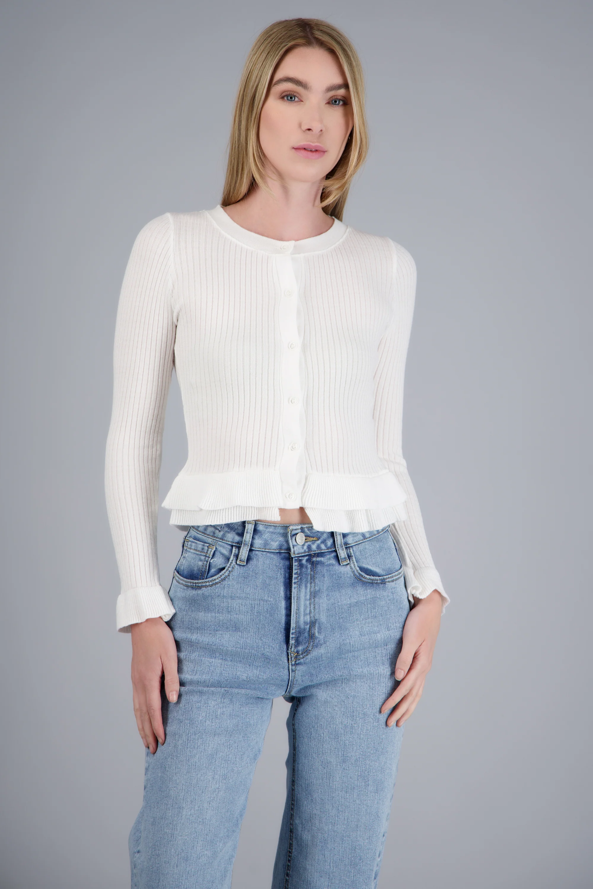 CARDIGAN LIGERO DET OLANES KNI