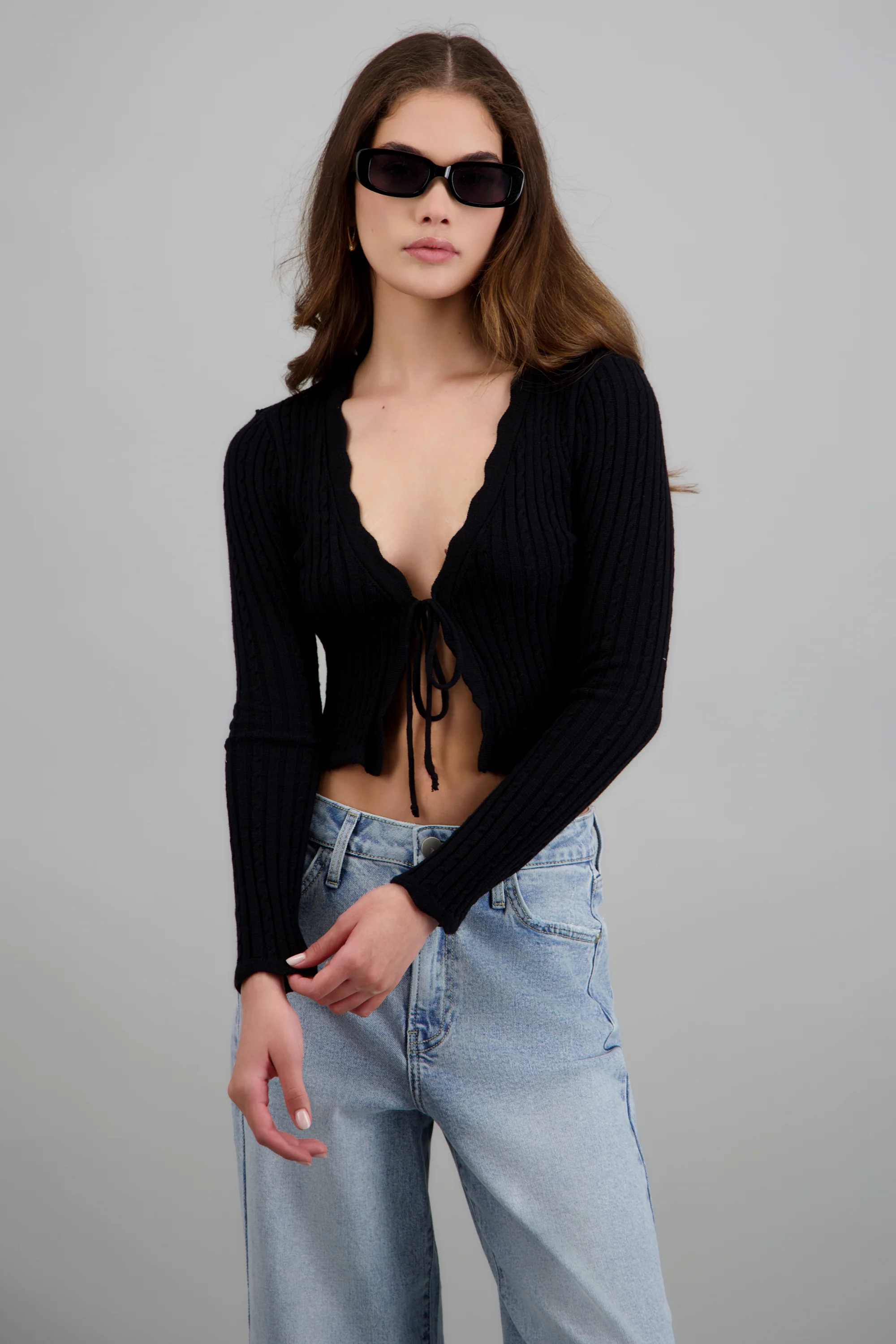 CARDIGAN TRENZADO DET BORDE KNI - Image 2