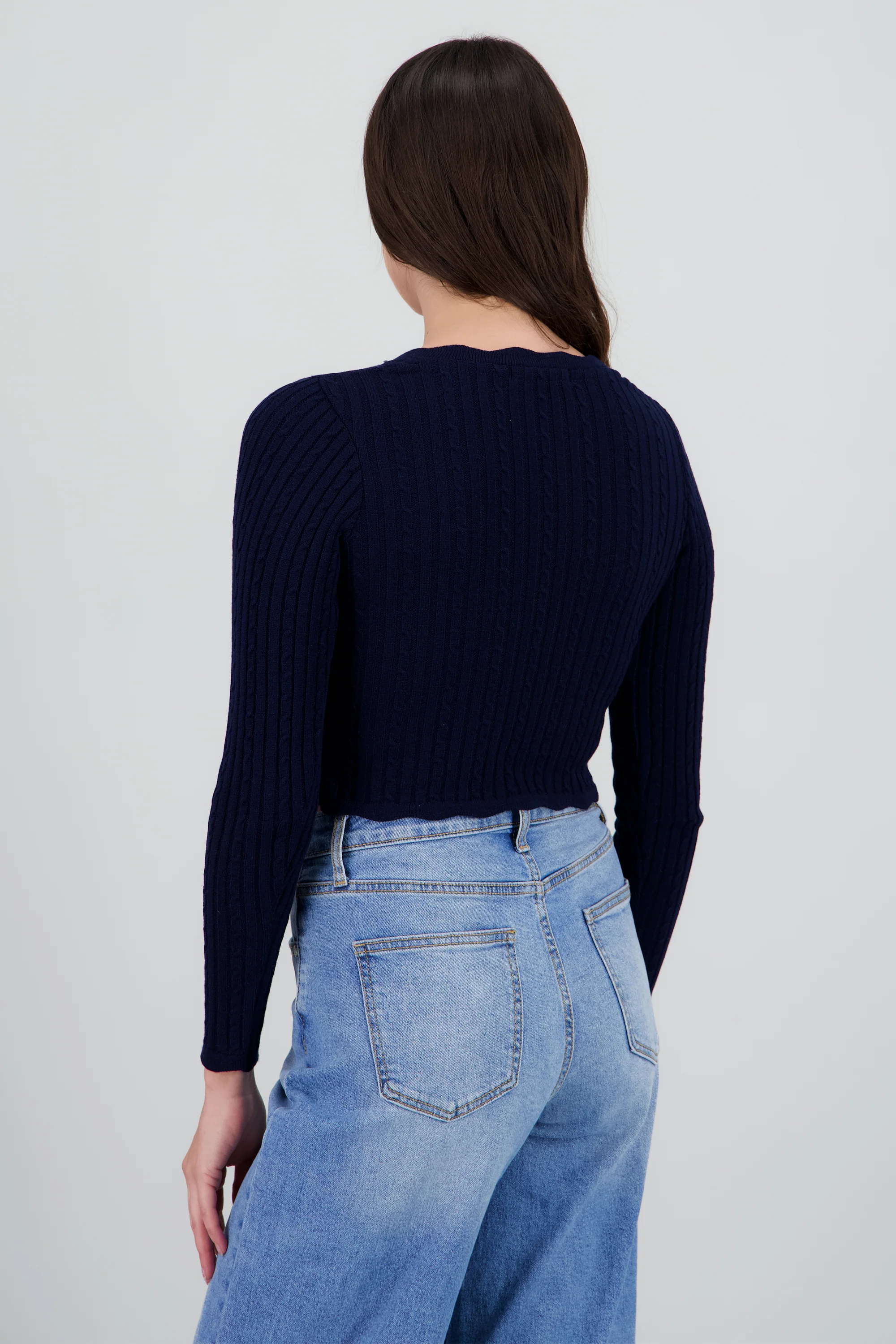 CARDIGAN TRENZADO DET BORDE KNI - Image 6