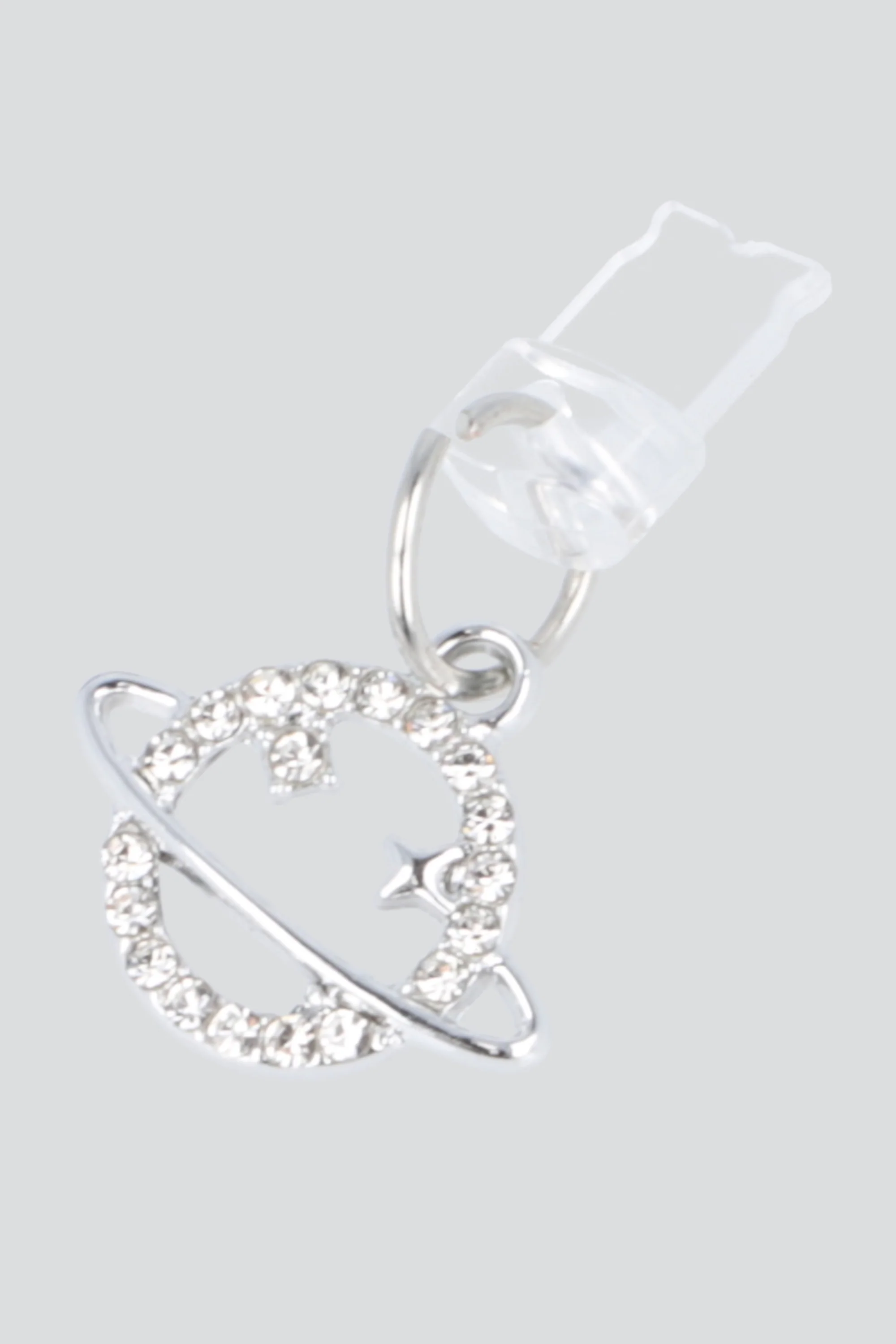 Cel charm saturno brillos lightning