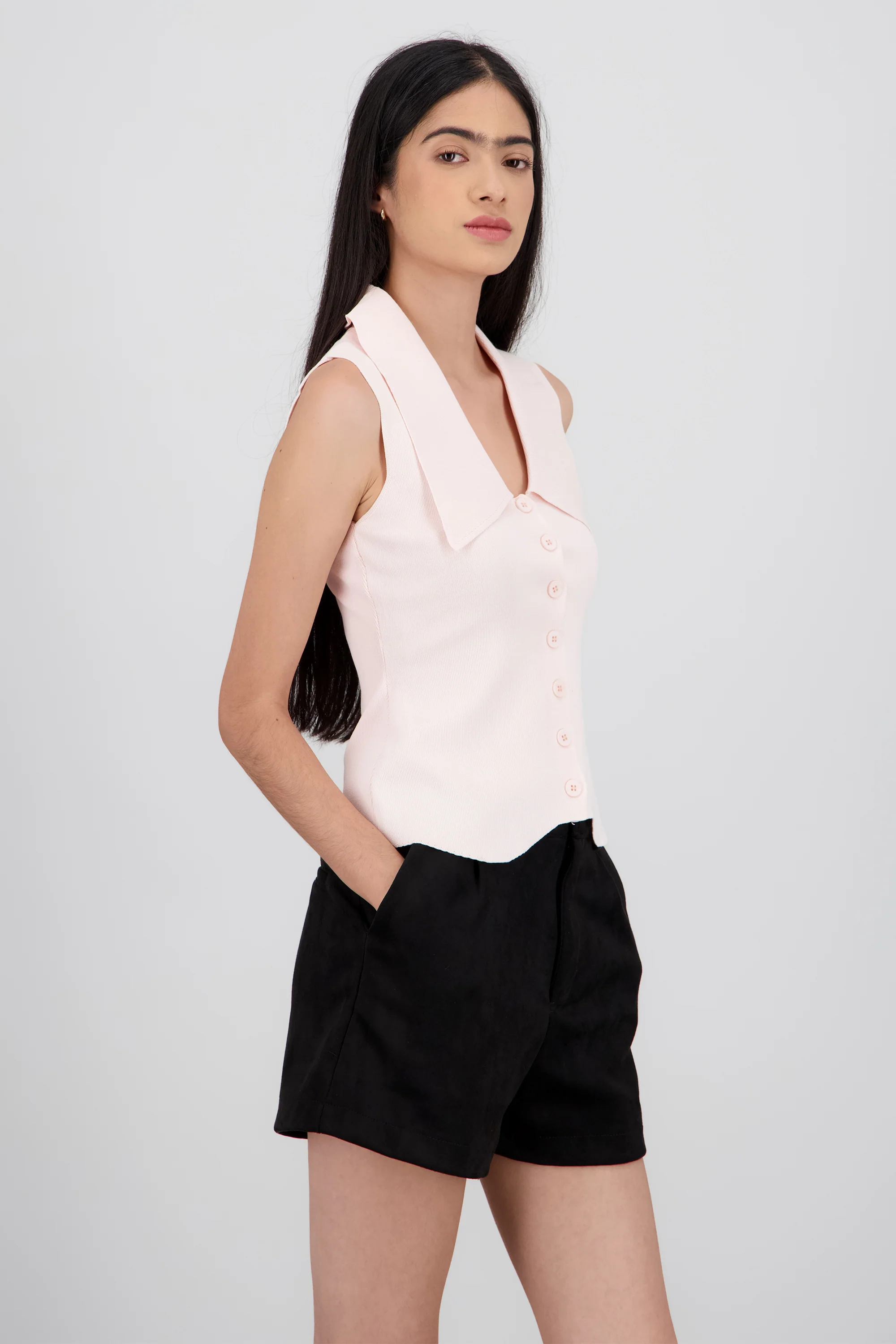 Chaleco knit cuello bobo - Image 3
