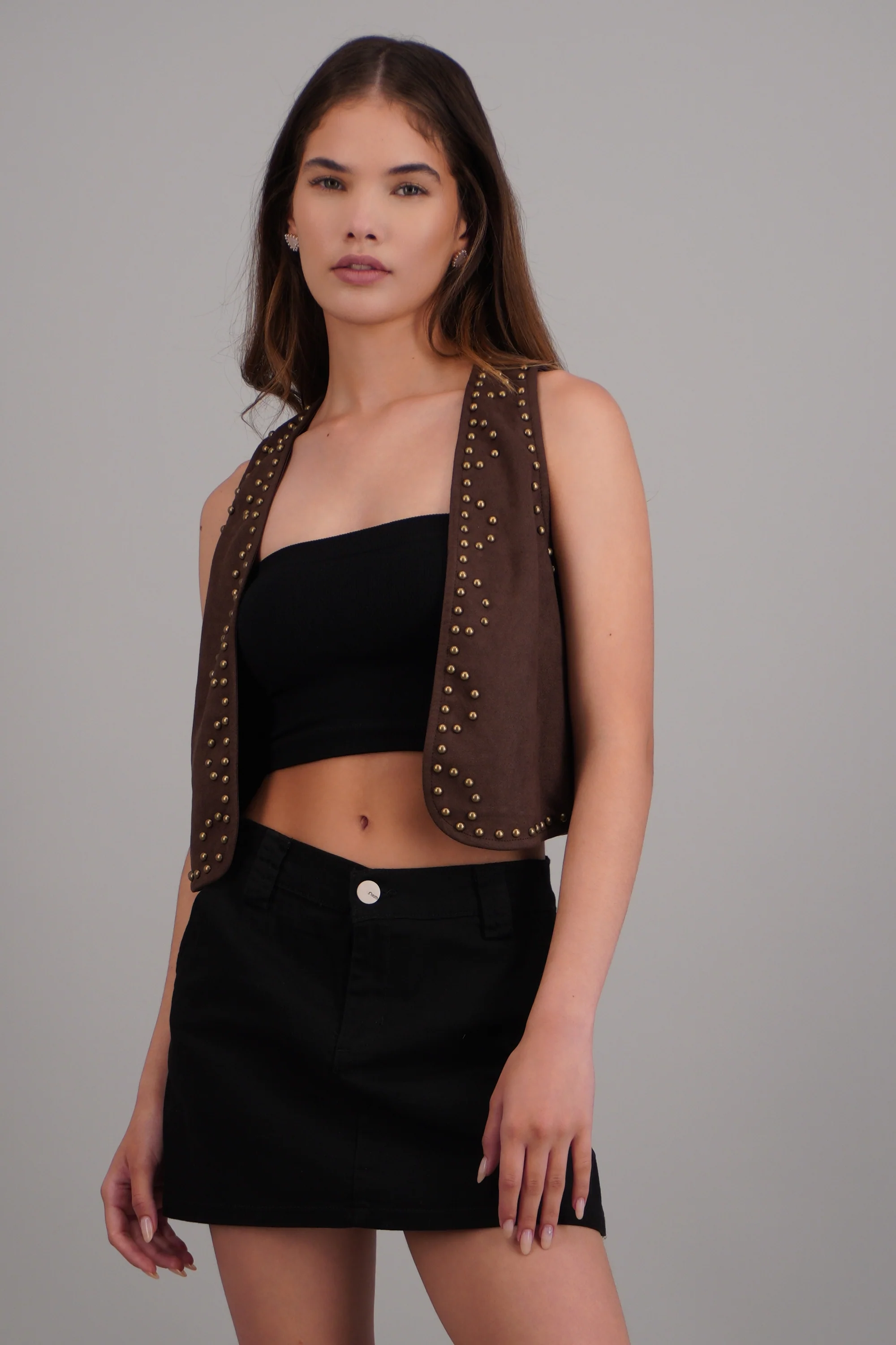 Chaleco suede estoperoles - Image 3