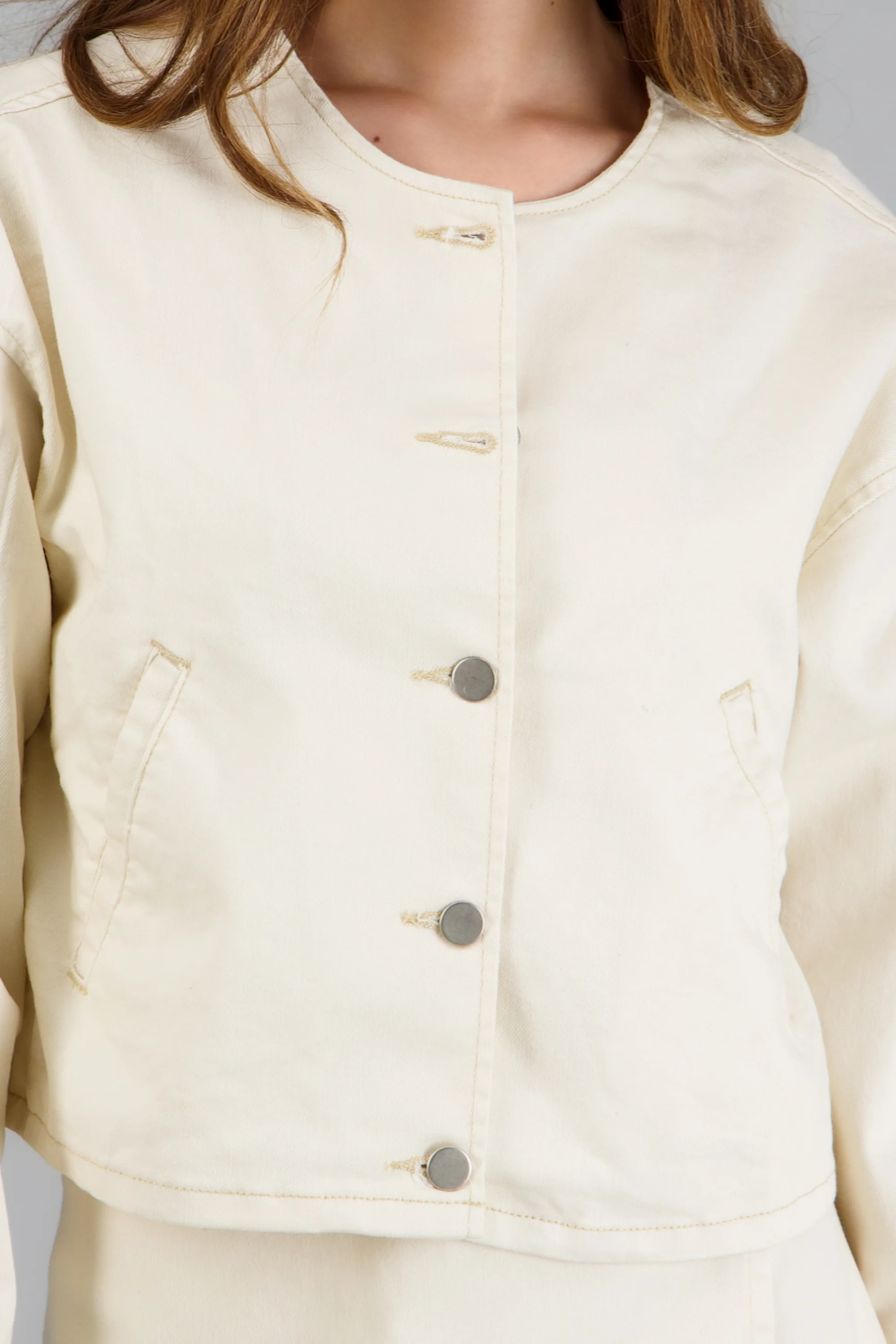 Chamarra denim bomber - Image 5