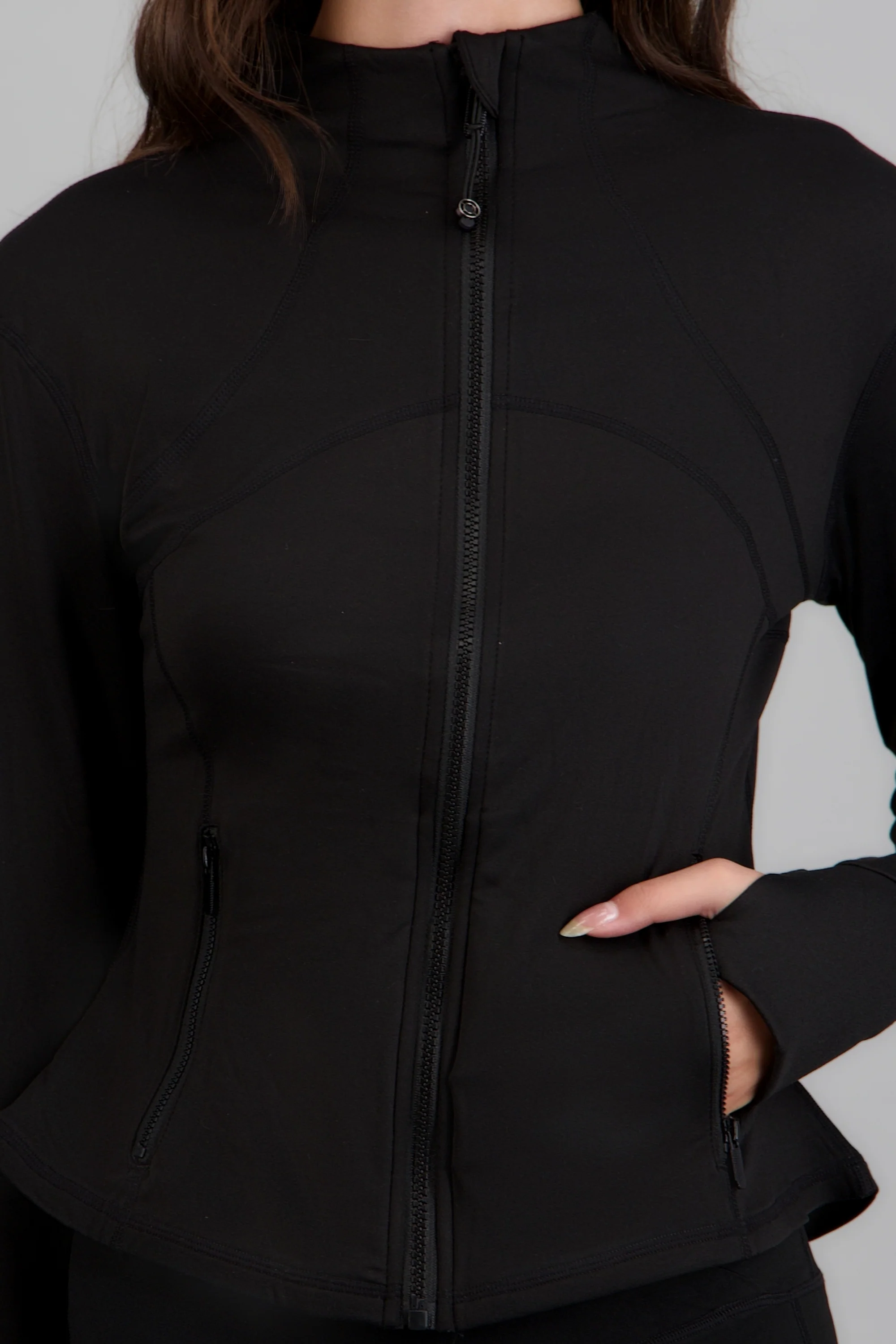 Chamarra fit definido con forro polar ligero - Image 5