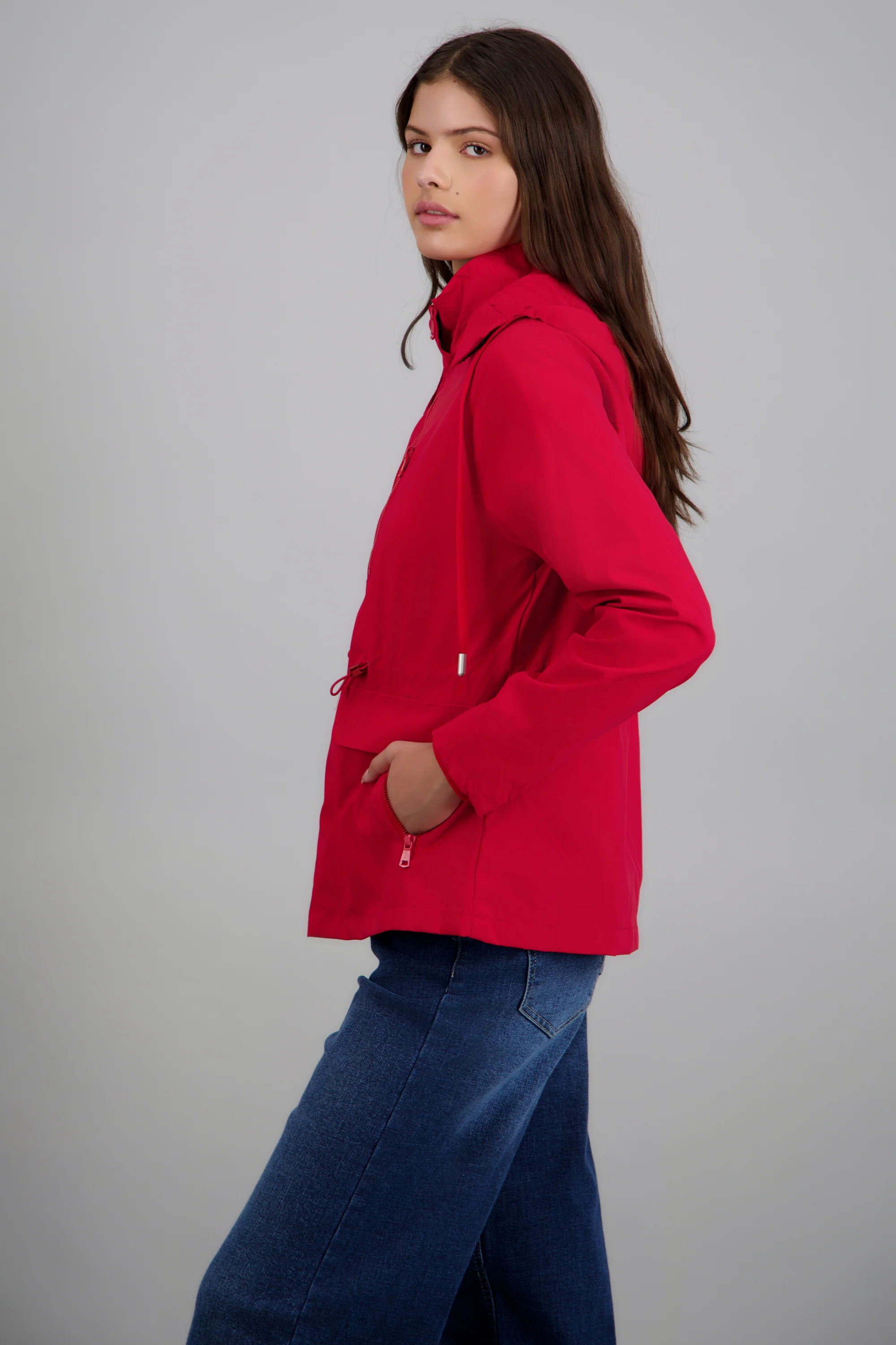 Chamarra ligera capucha impermeable - Image 3