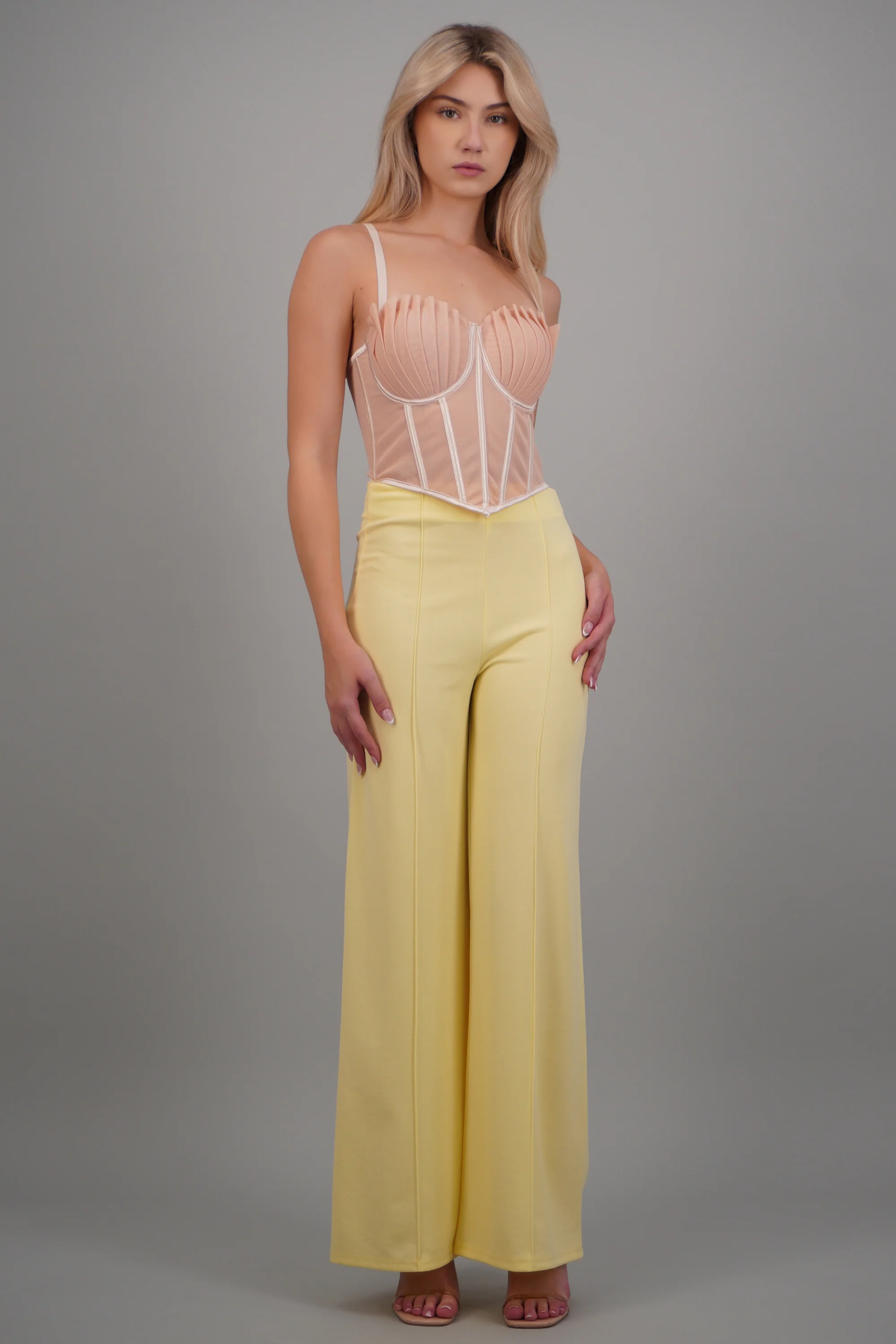 Corset varillas det plisado copas - Image 2