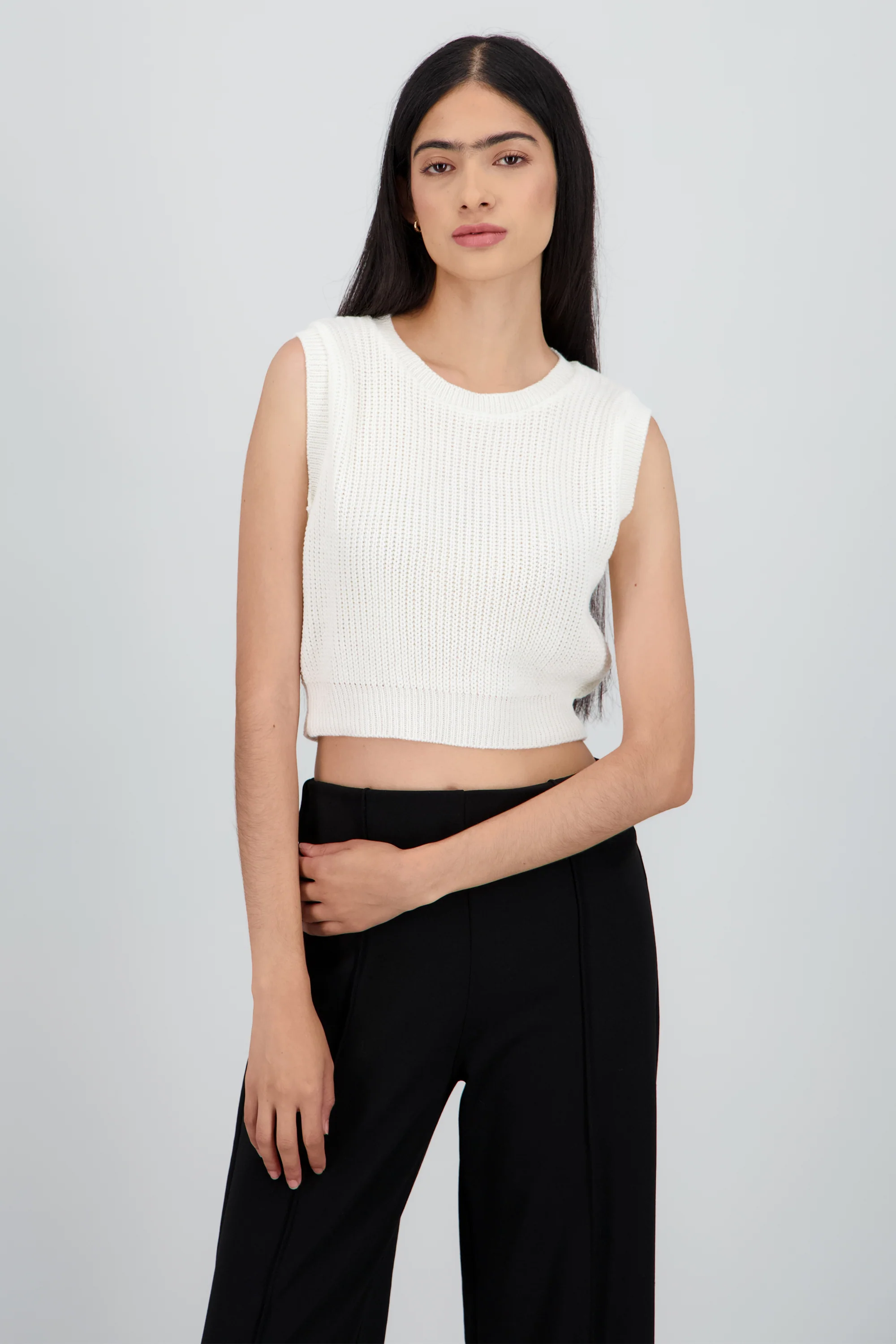 Crop top tejido de punto - Image 2