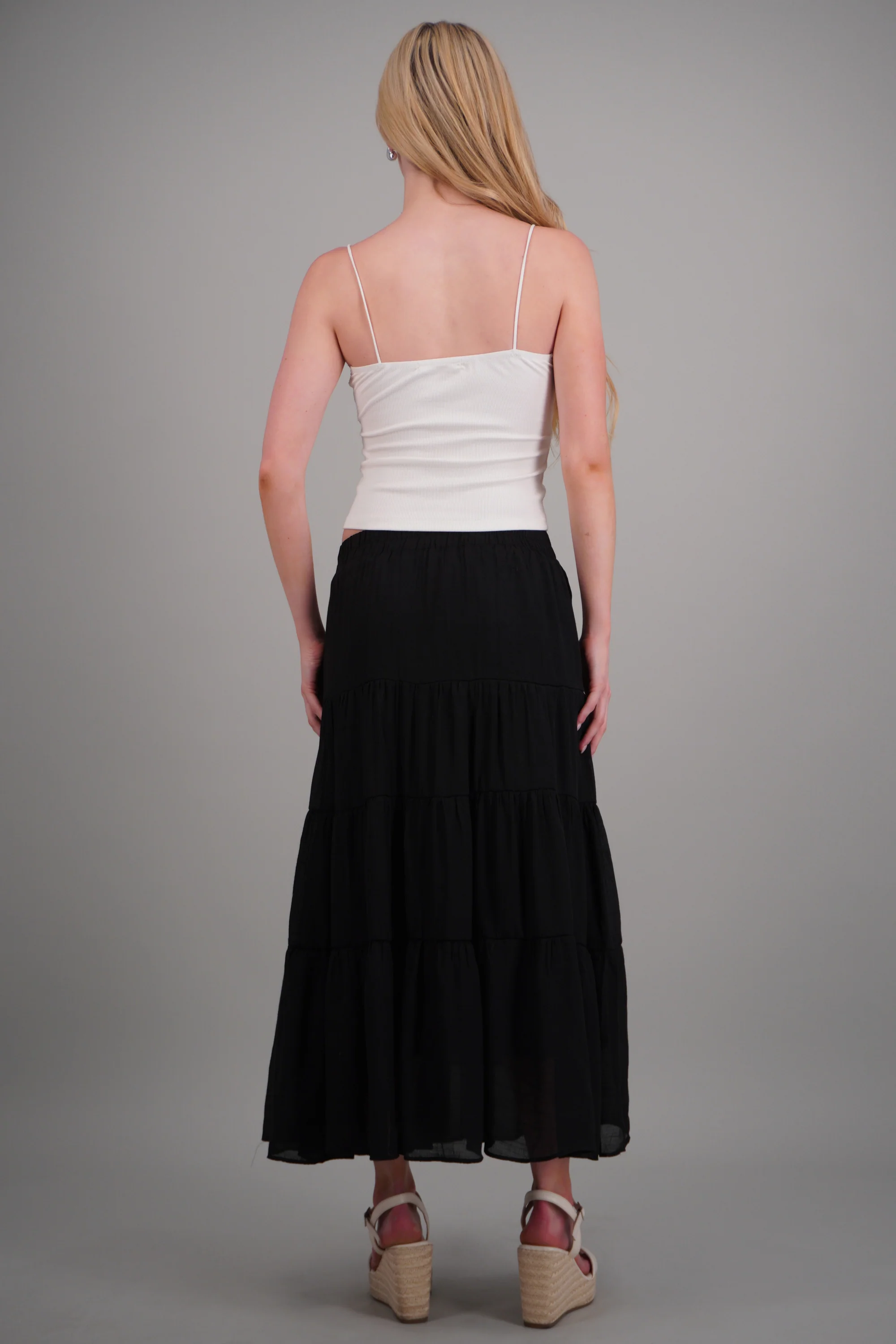 Falda larga de niveles - Image 4