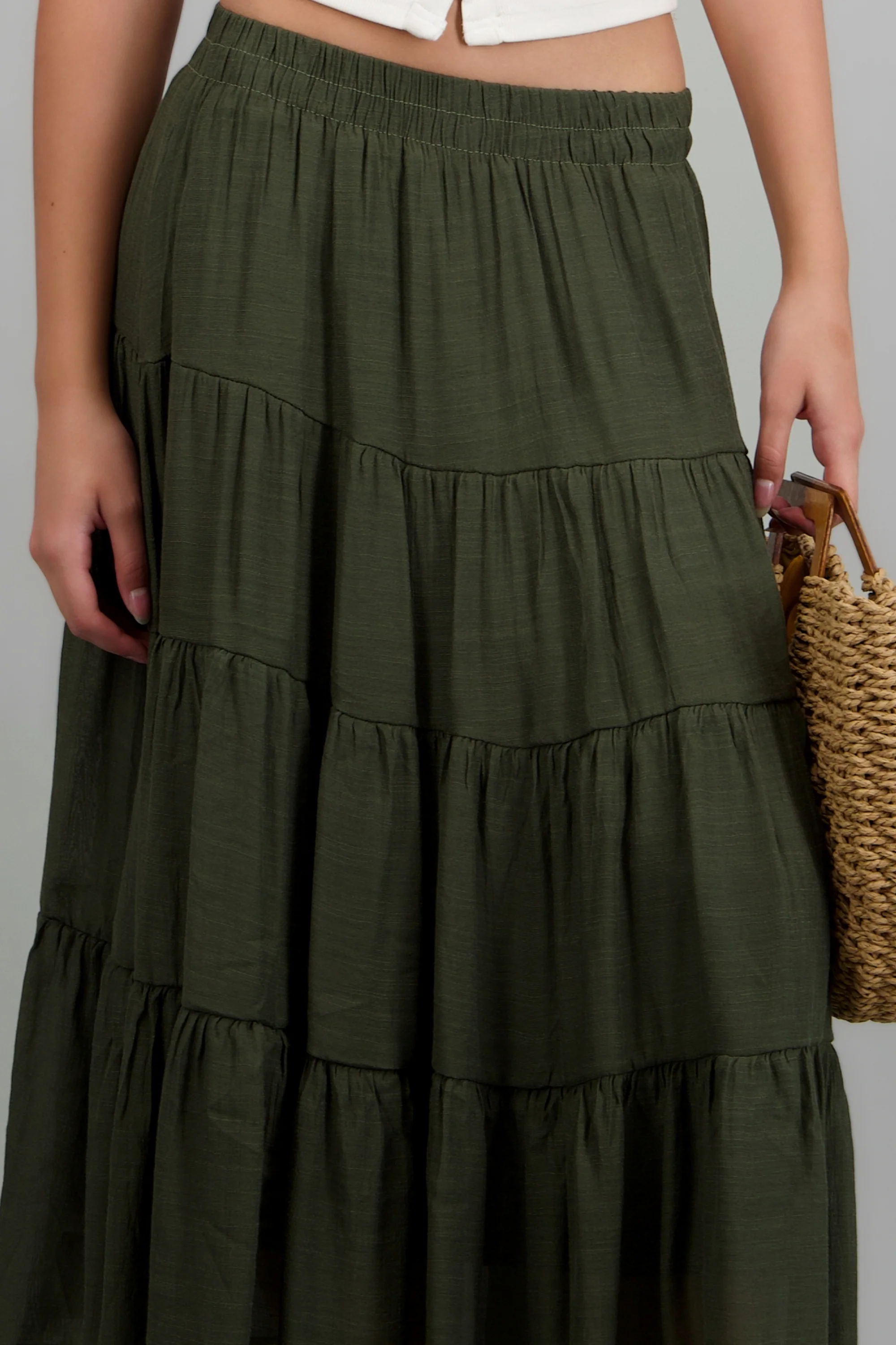 Falda larga de niveles - Image 5