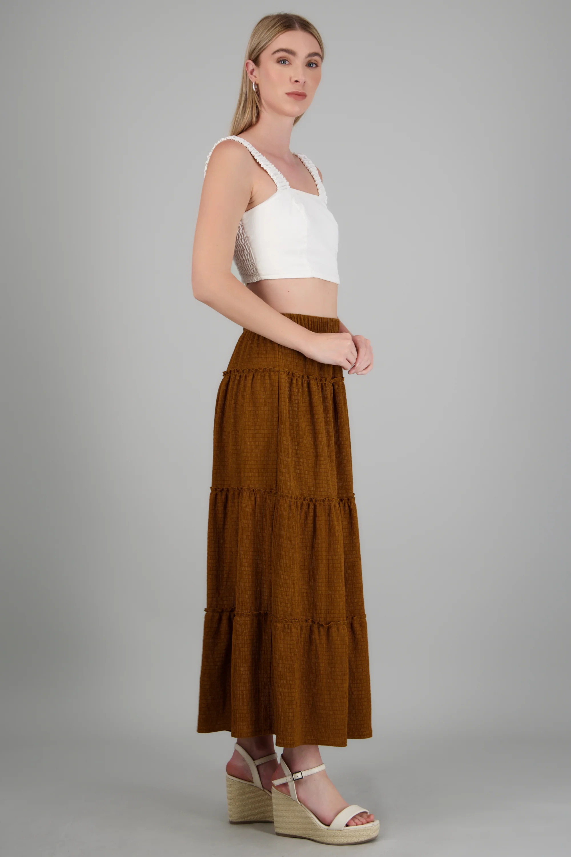 Falda maxi detalle olanes - Image 3