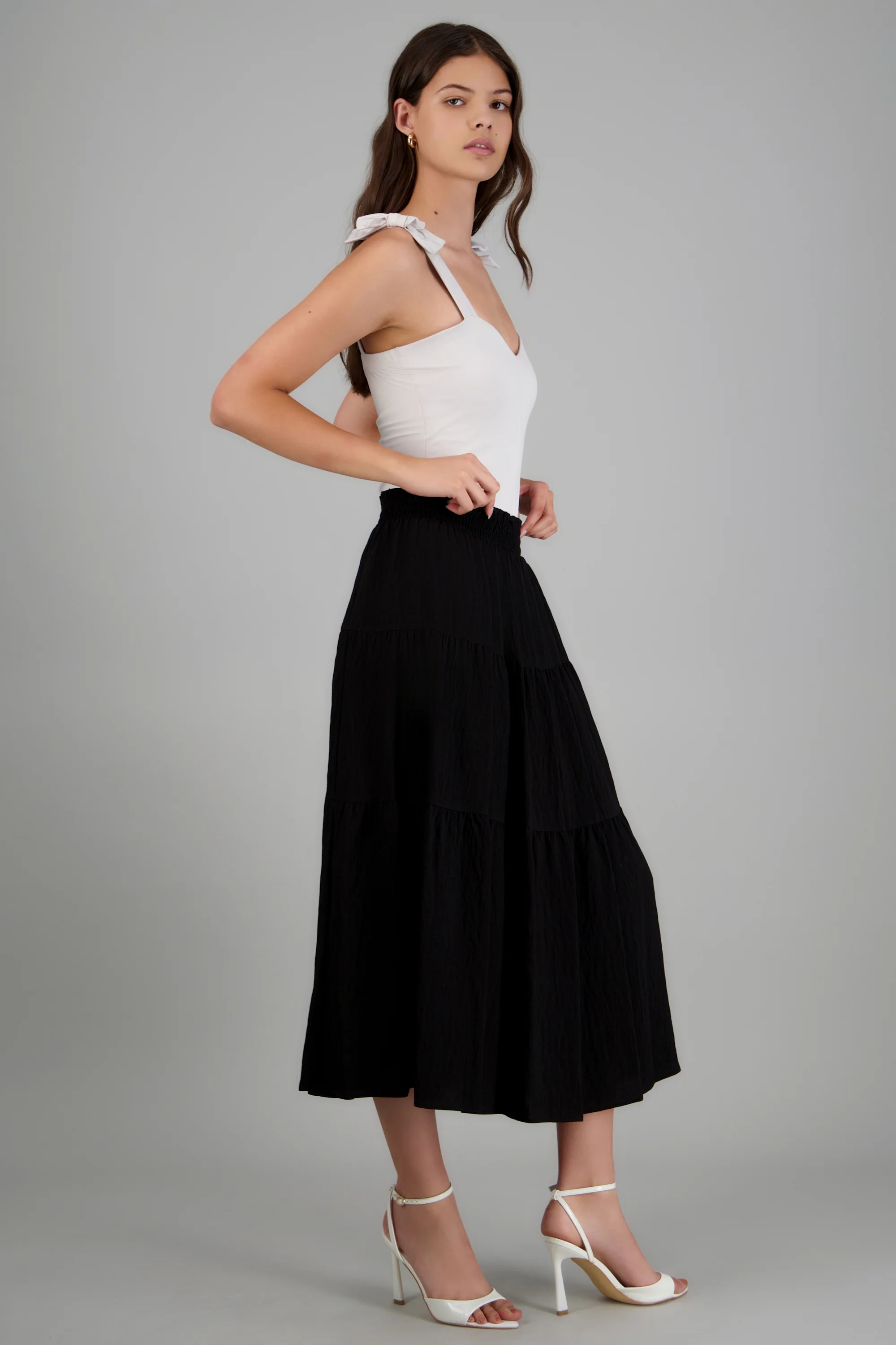 Falda maxi detalle pretina - Image 3