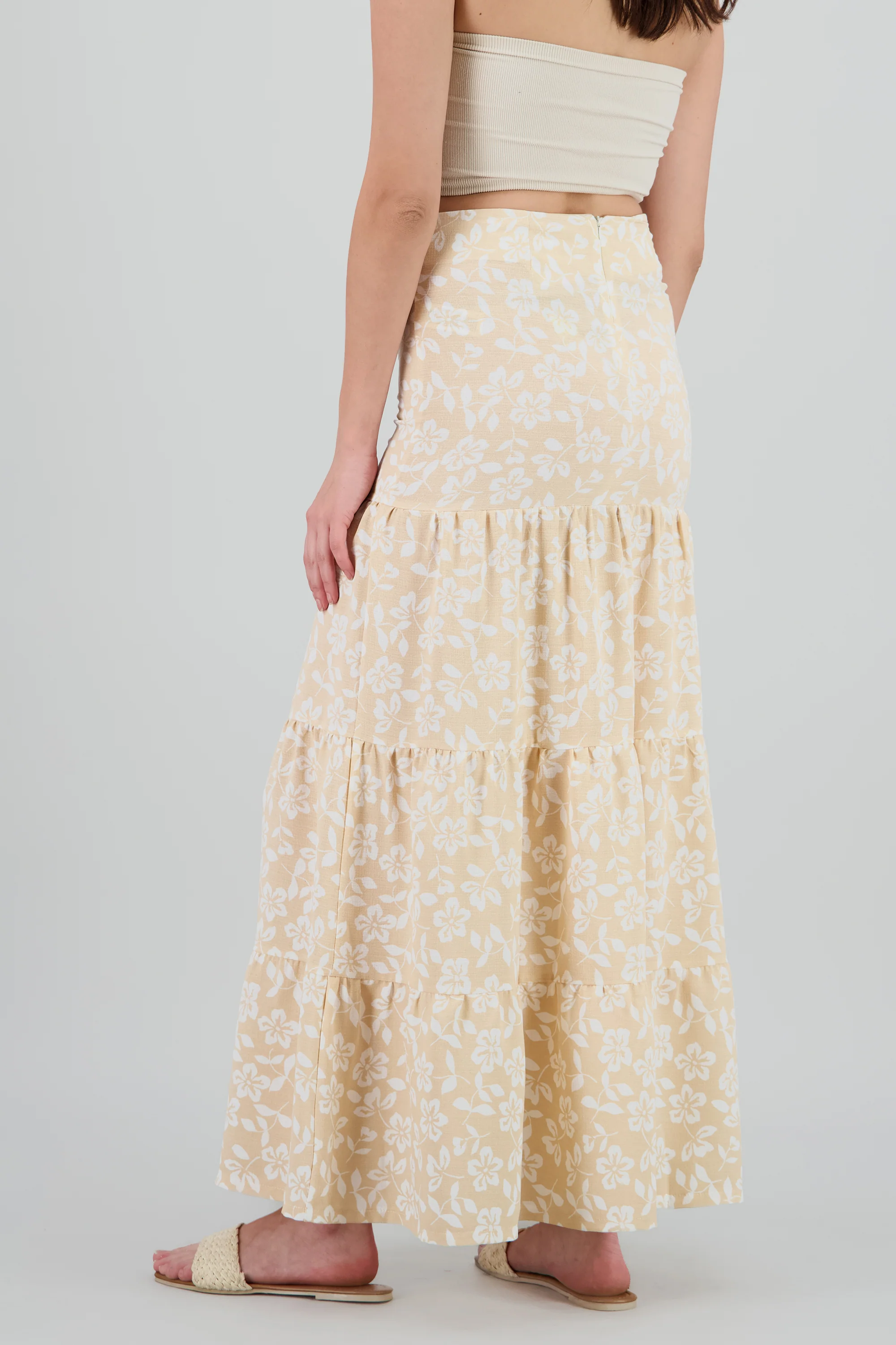 Falda maxi estampado flores - Image 4
