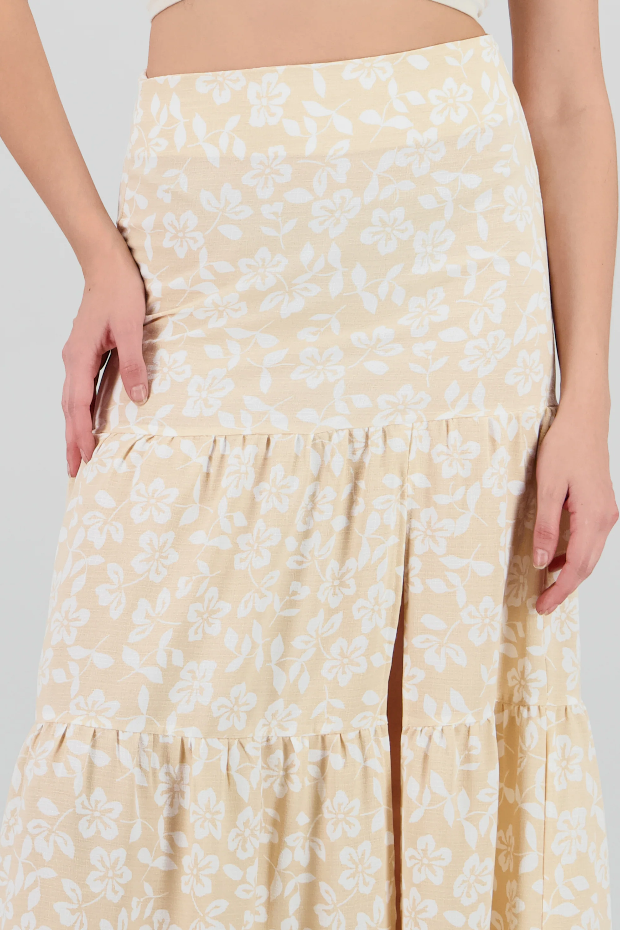 Falda maxi estampado flores - Image 5