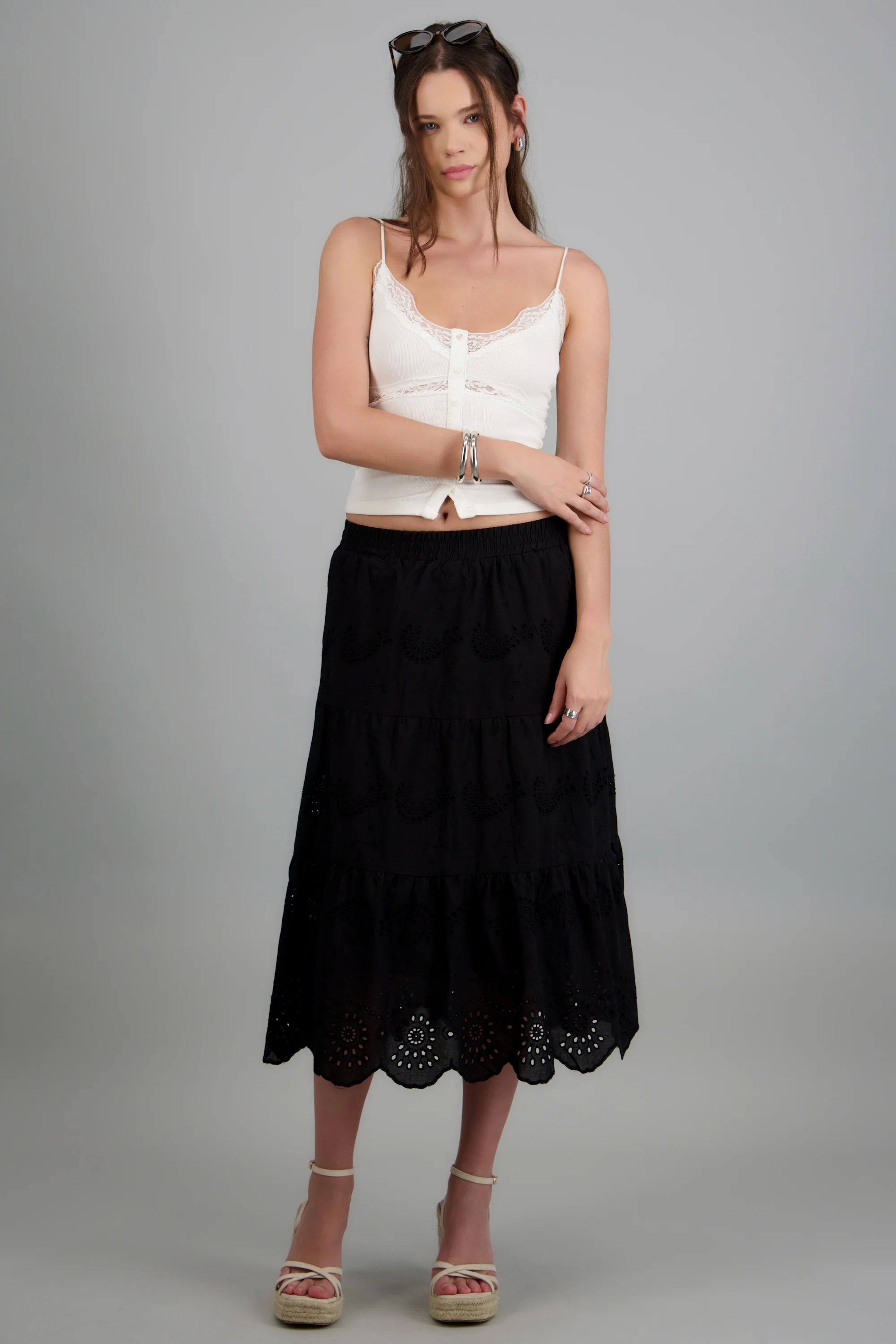 Falda maxi eyelet - Image 3
