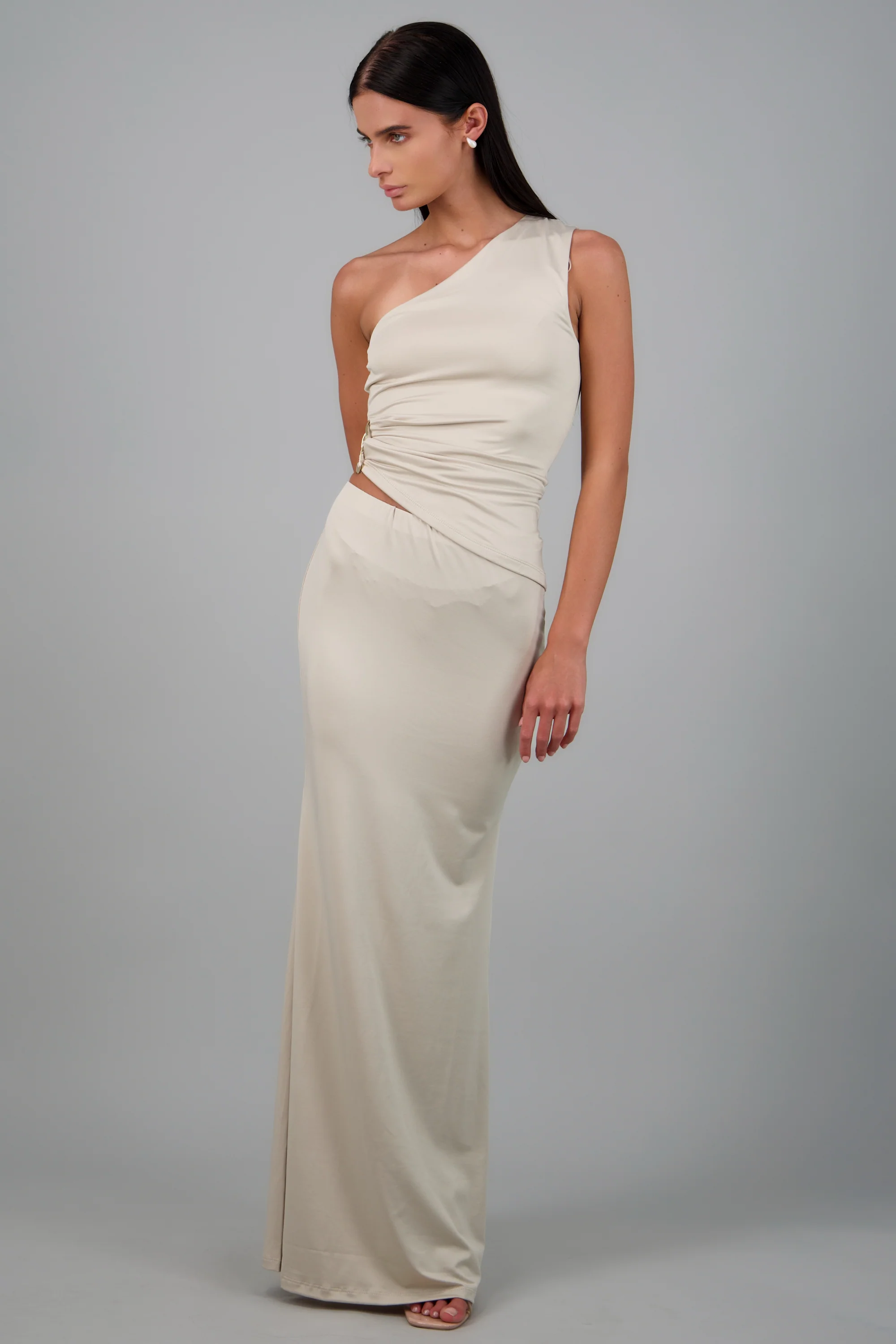Falda maxi lisa - Image 3