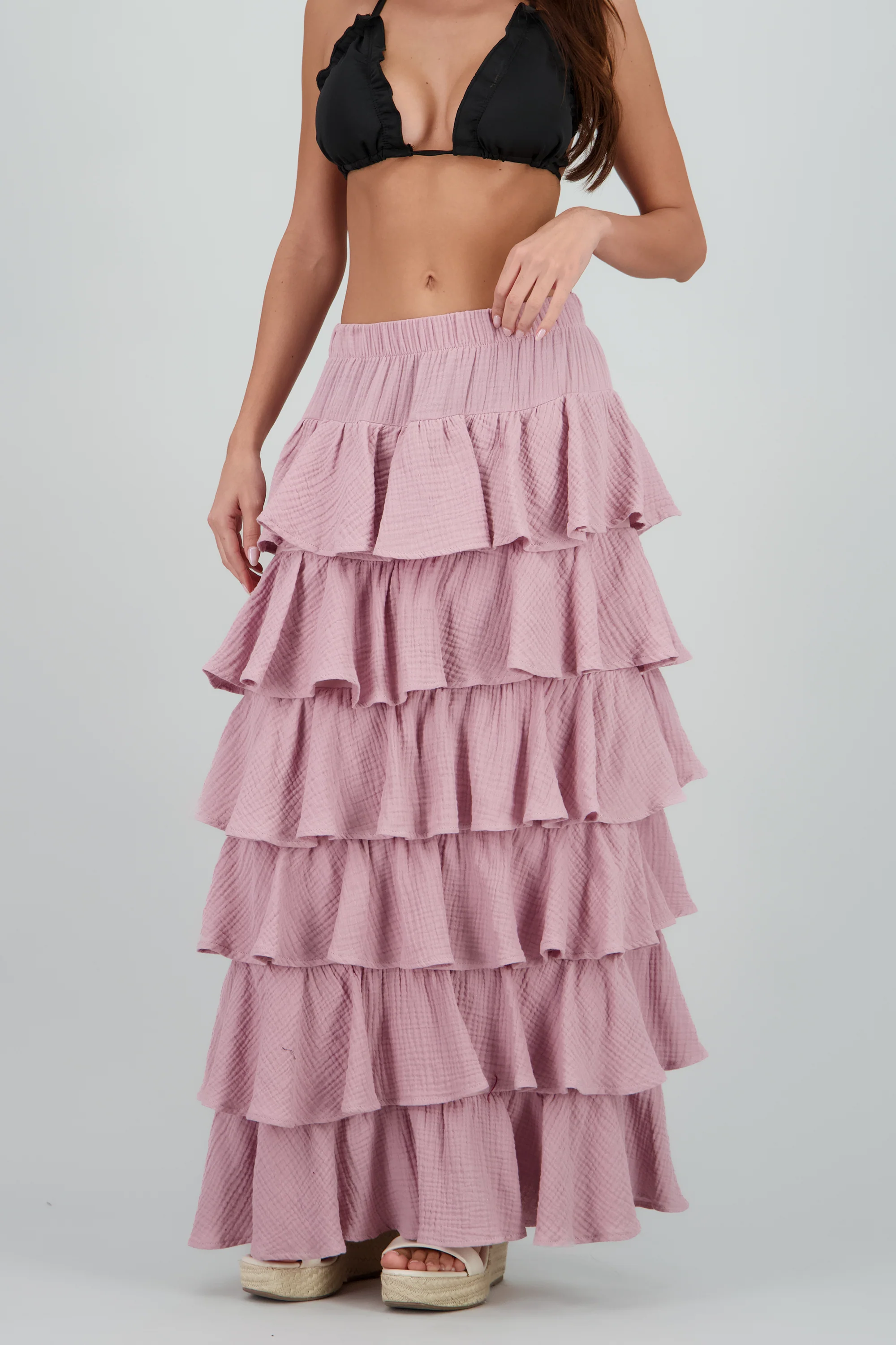 Falda maxi olanes ligera - Image 2