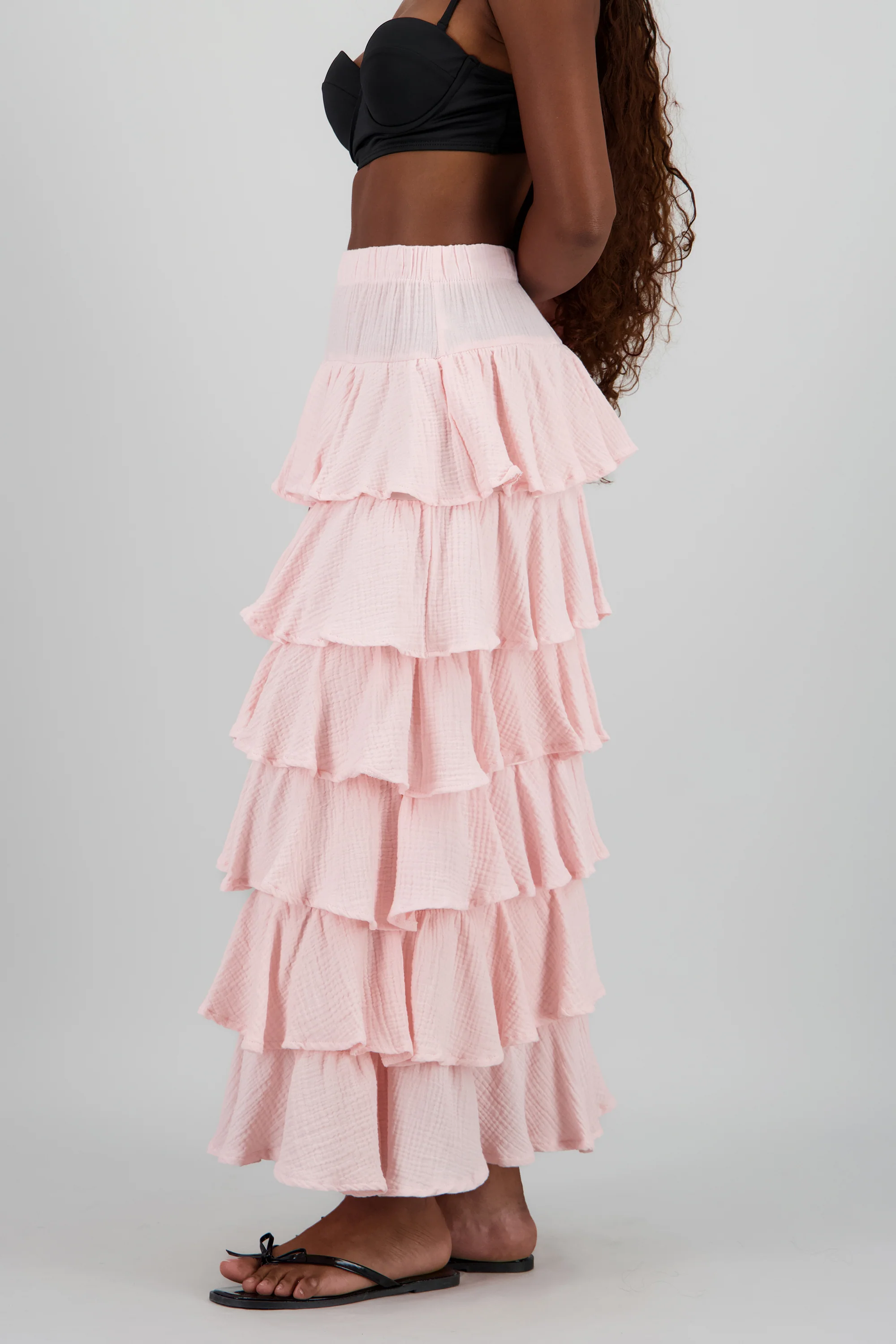 Falda maxi olanes ligera - Image 3