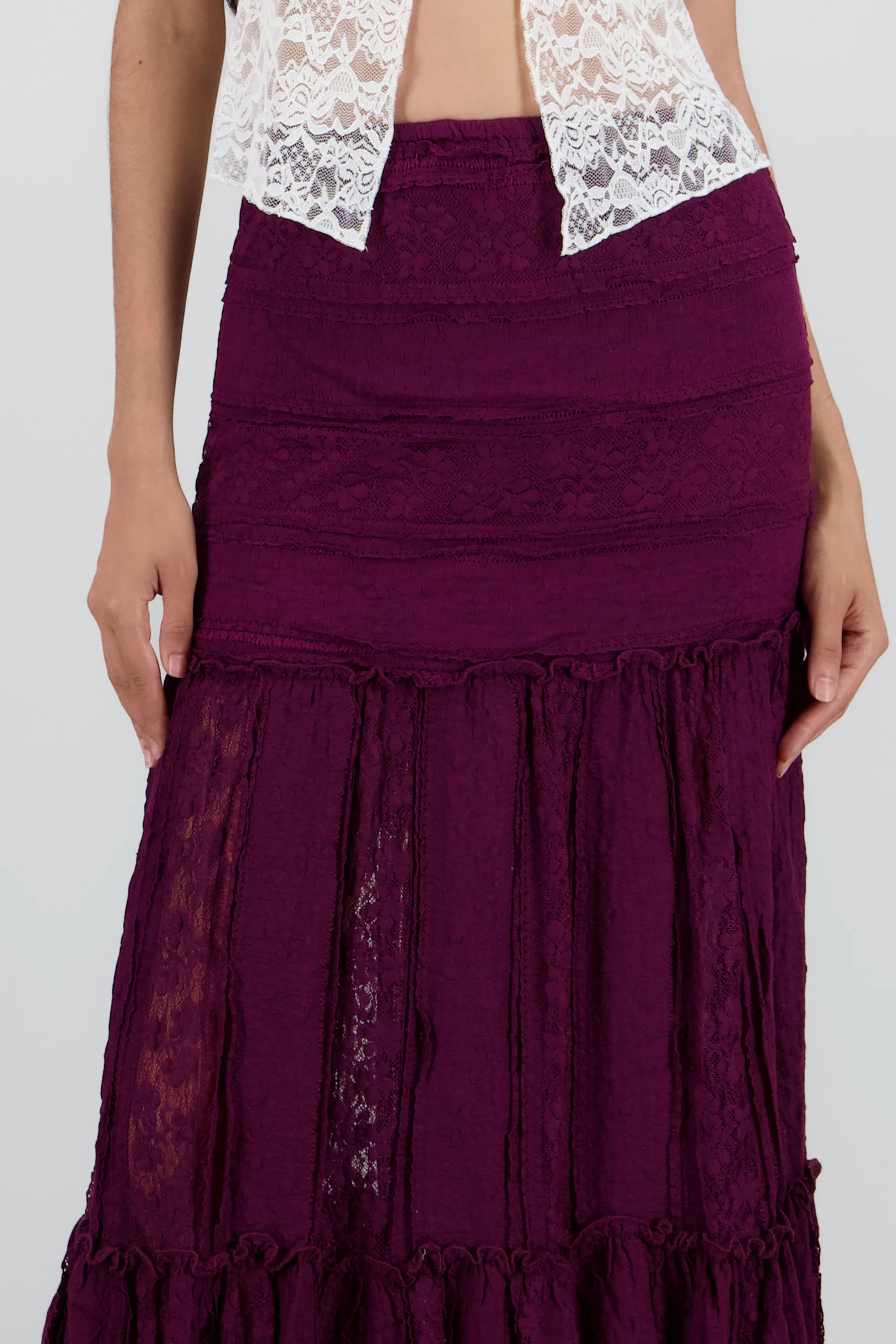 FALDA MIDI TEXTURA - Image 5