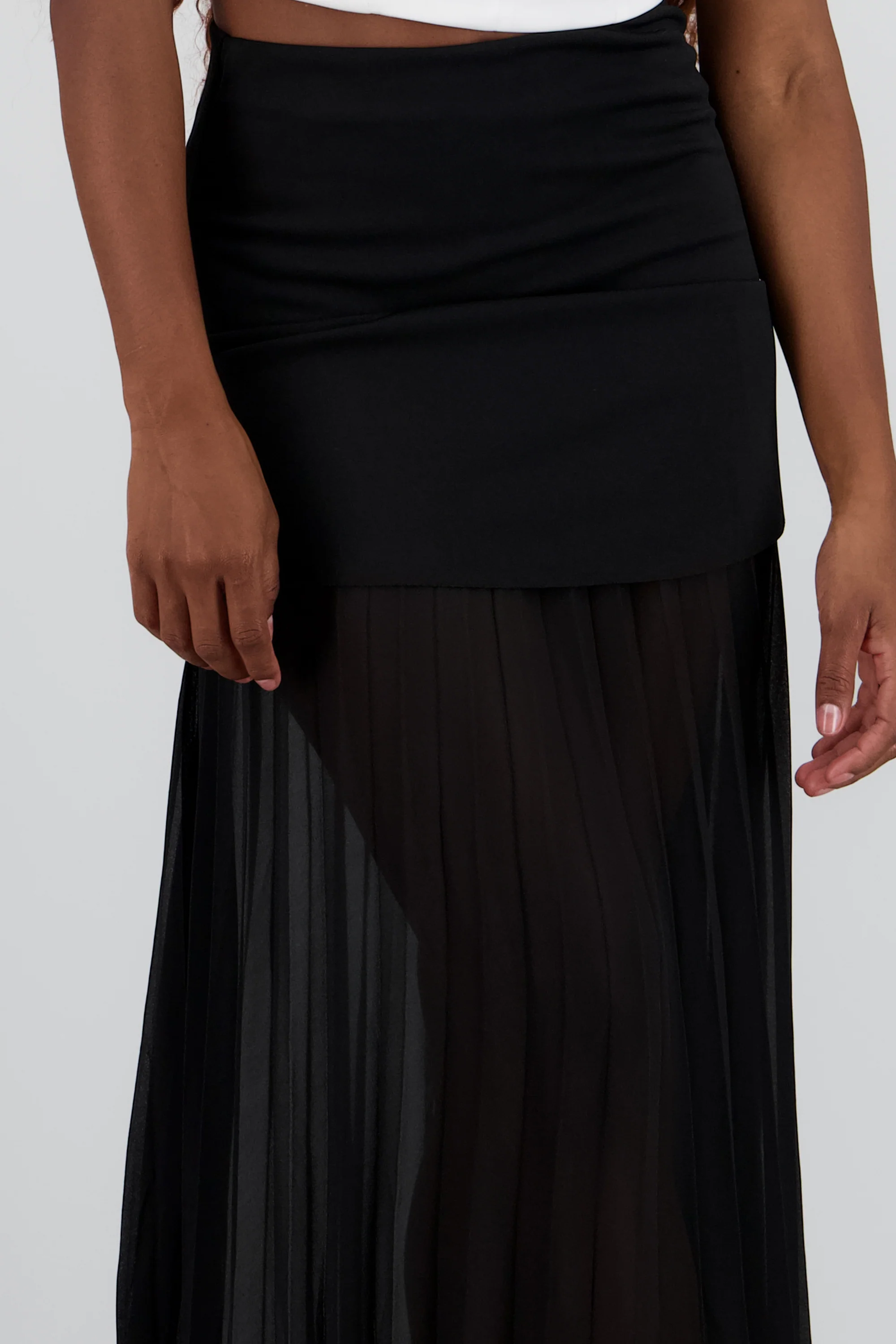 Falda midi transparencia - Image 5