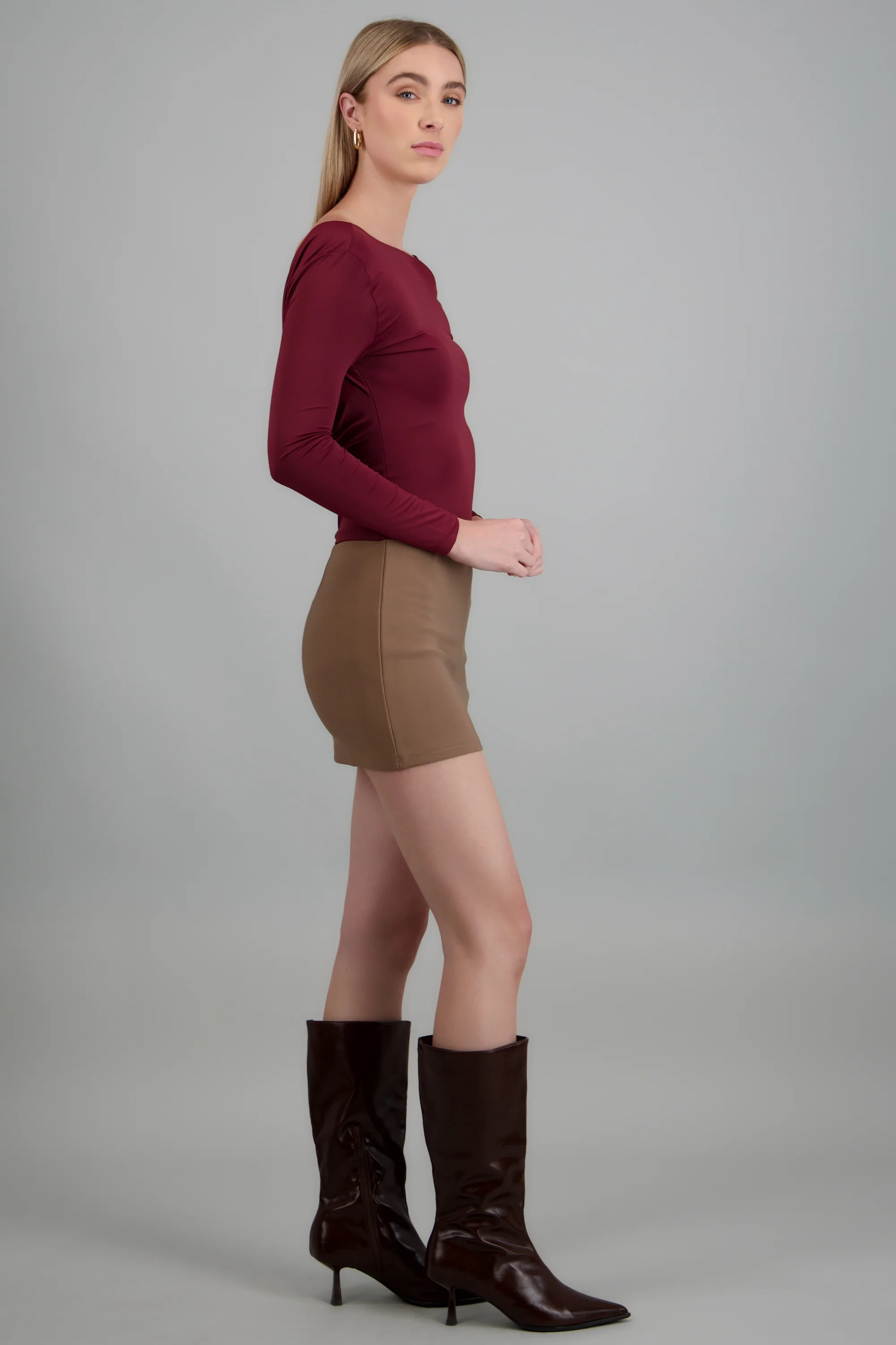 Falda mini lisa - Image 2