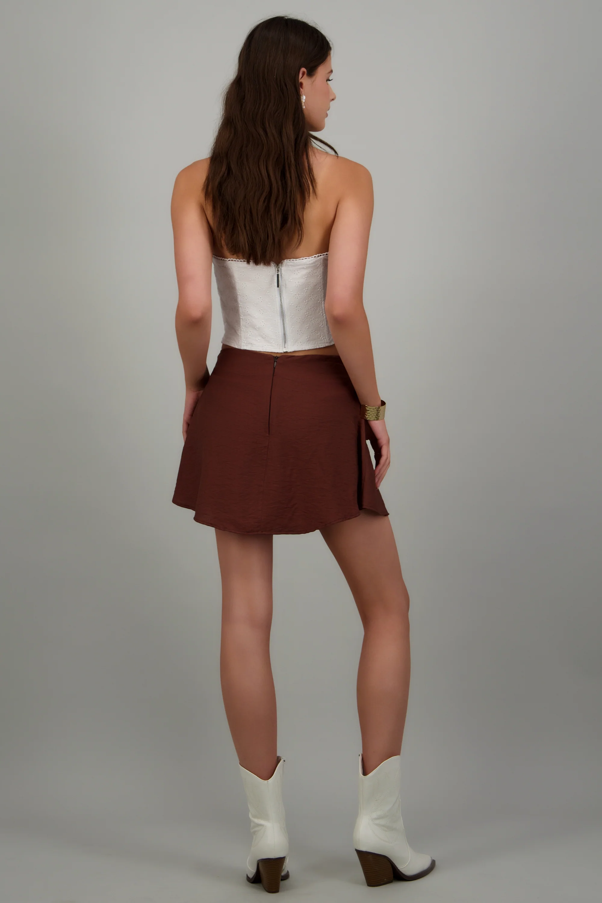 Falda mini lisa - Image 4