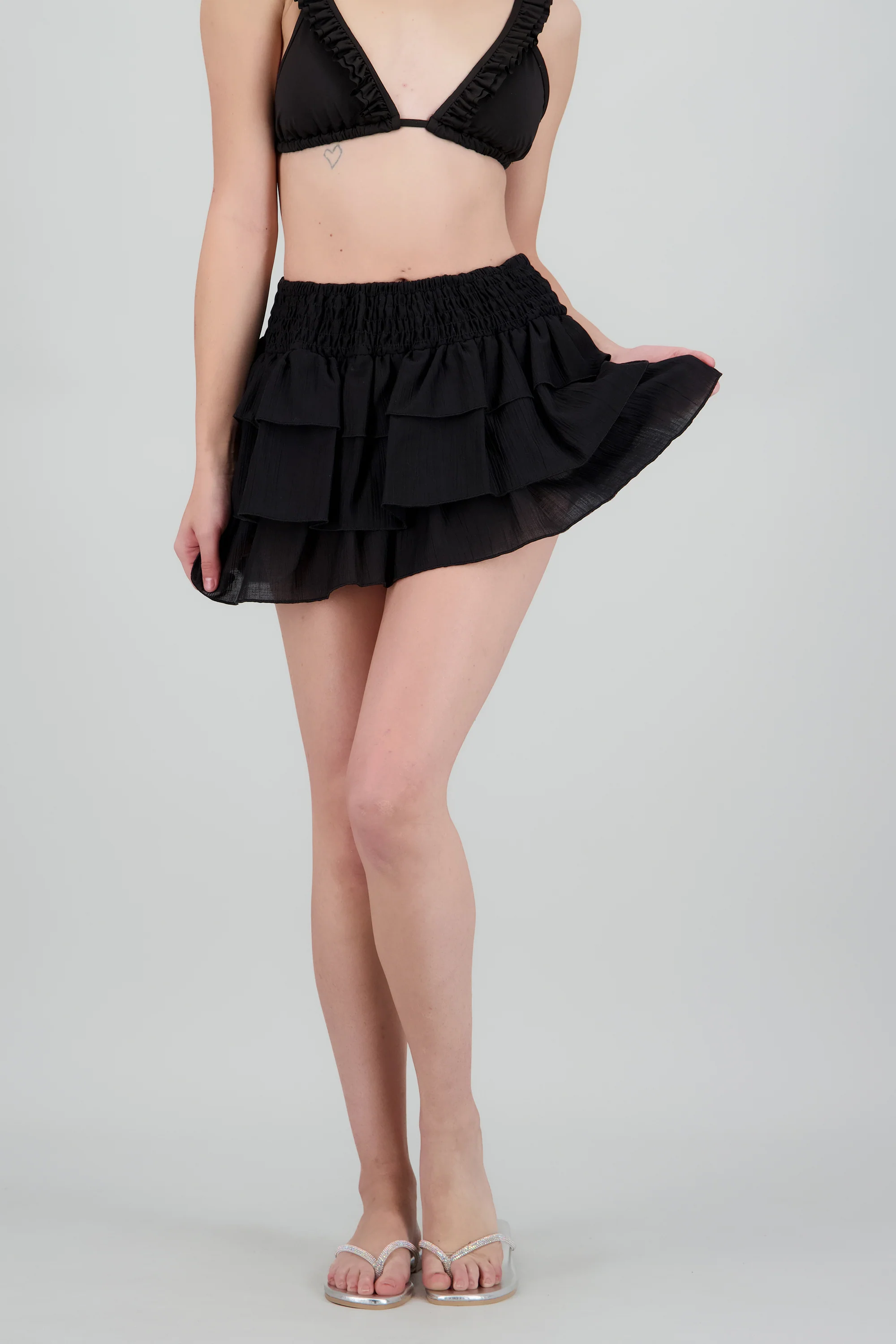 Falda mini olanes smock - Image 2
