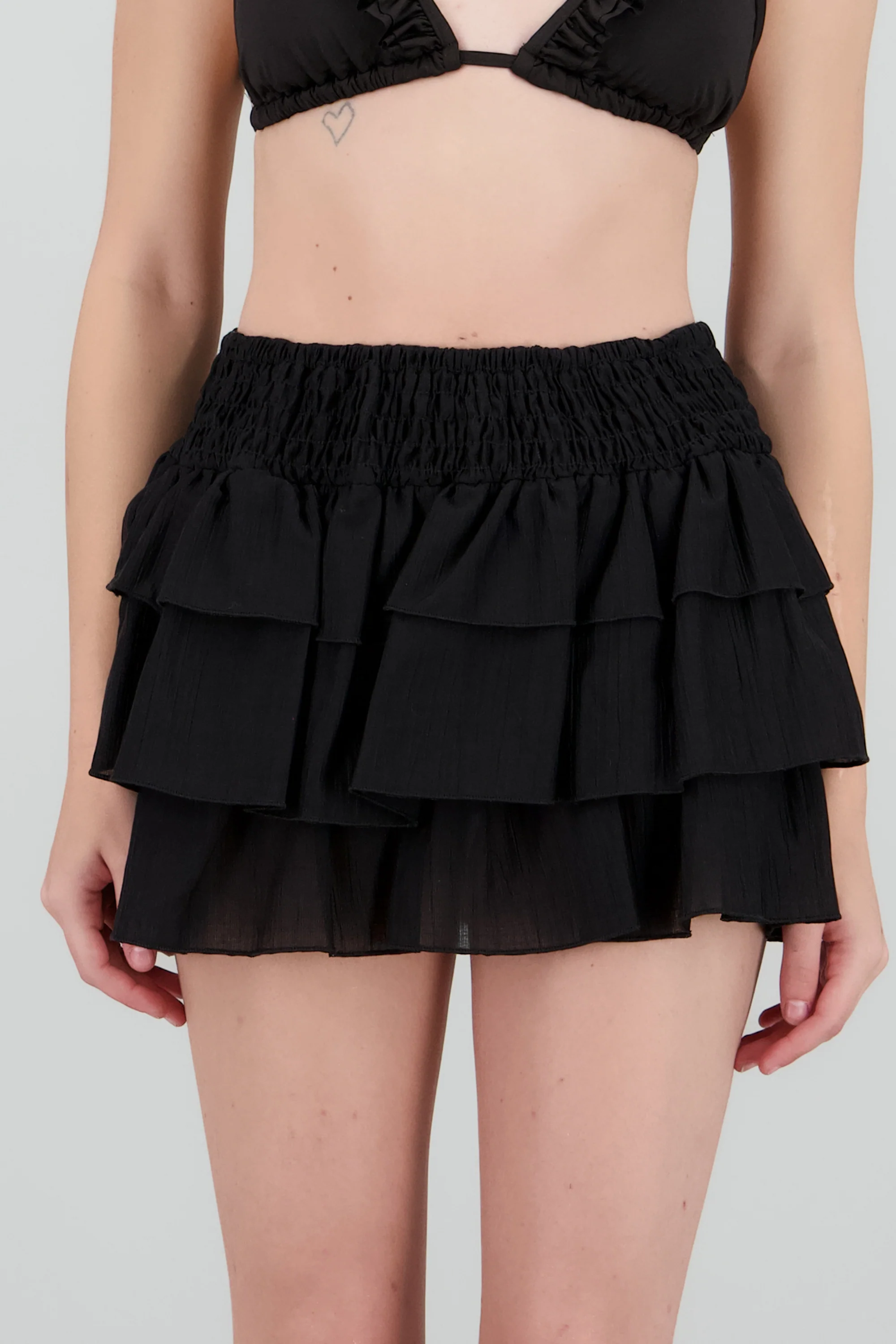Falda mini olanes smock - Image 5