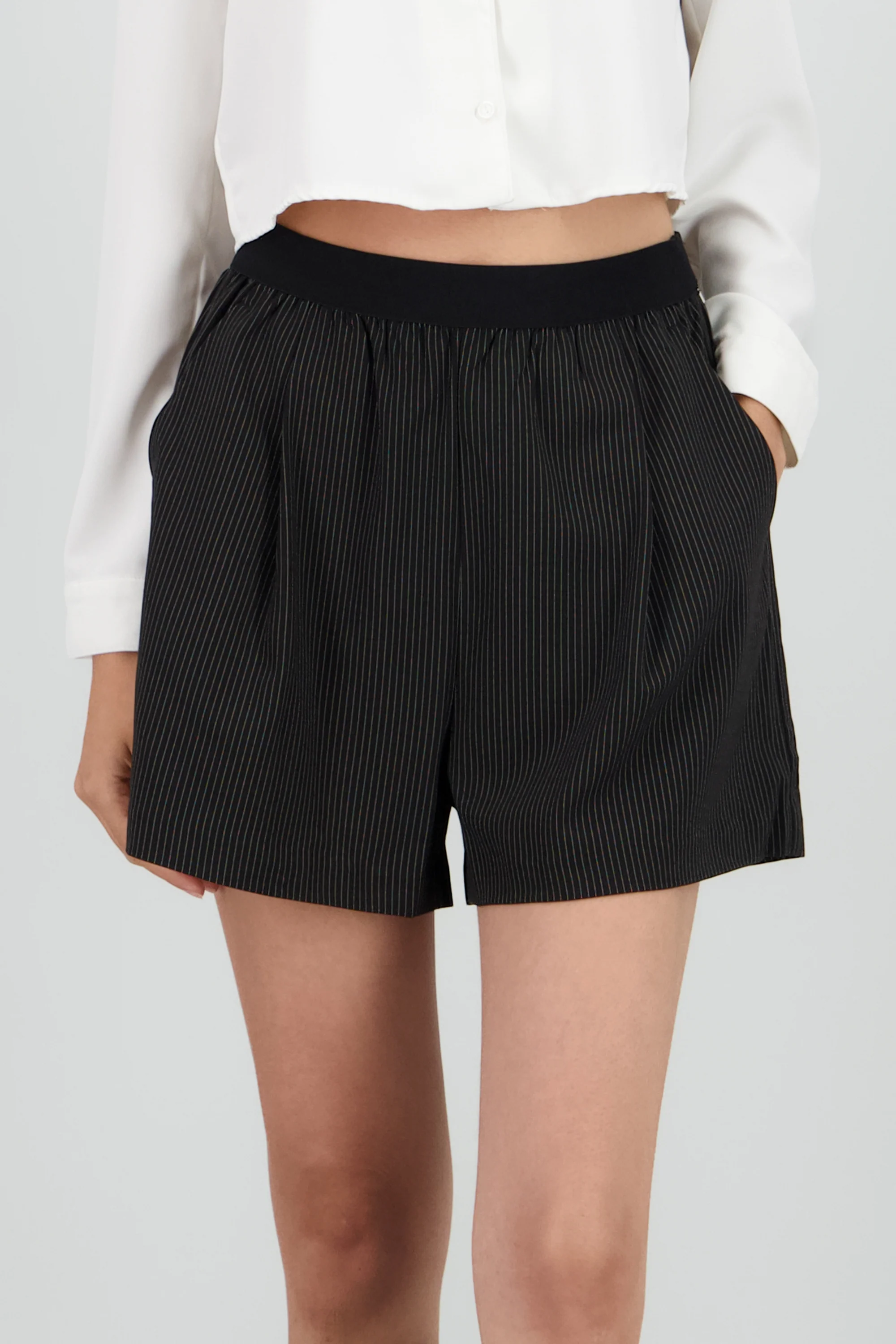 Short rayas pretina lisa - Image 5
