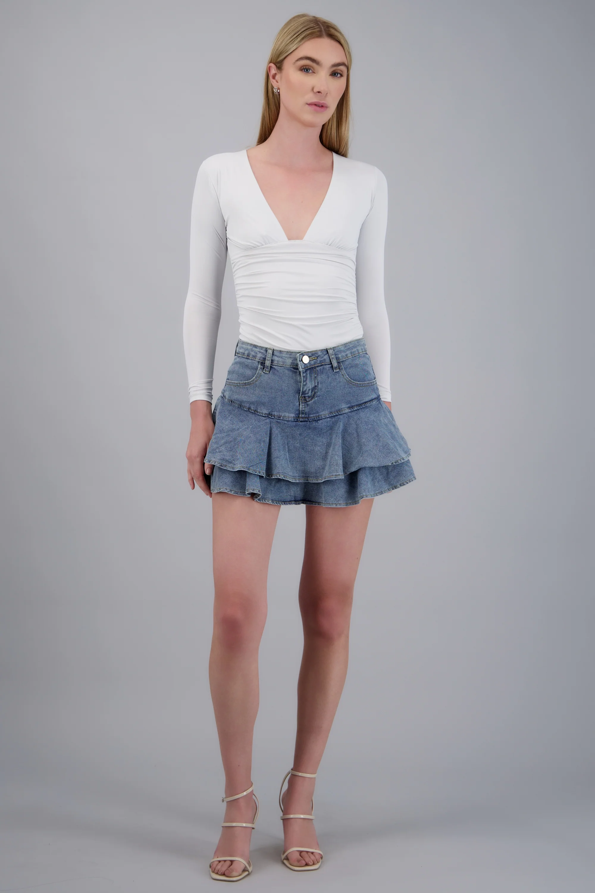 FALDA SHORT DENIM OLANES - Image 4