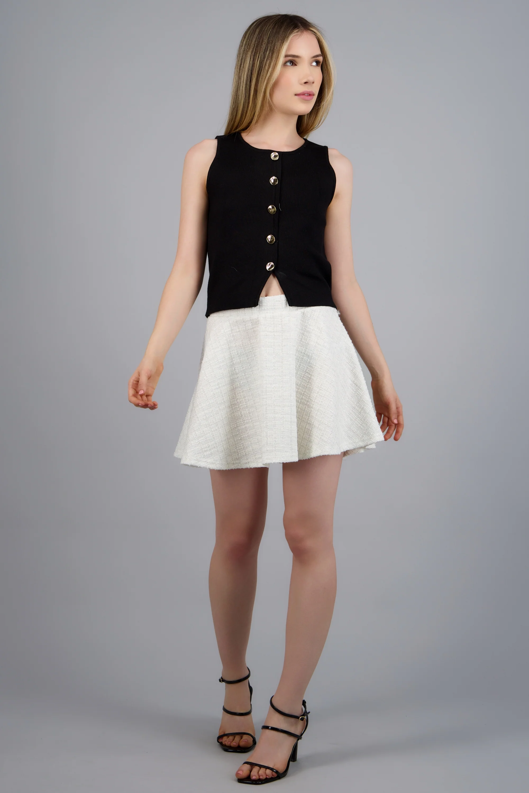 Falda skater tweed - Image 2