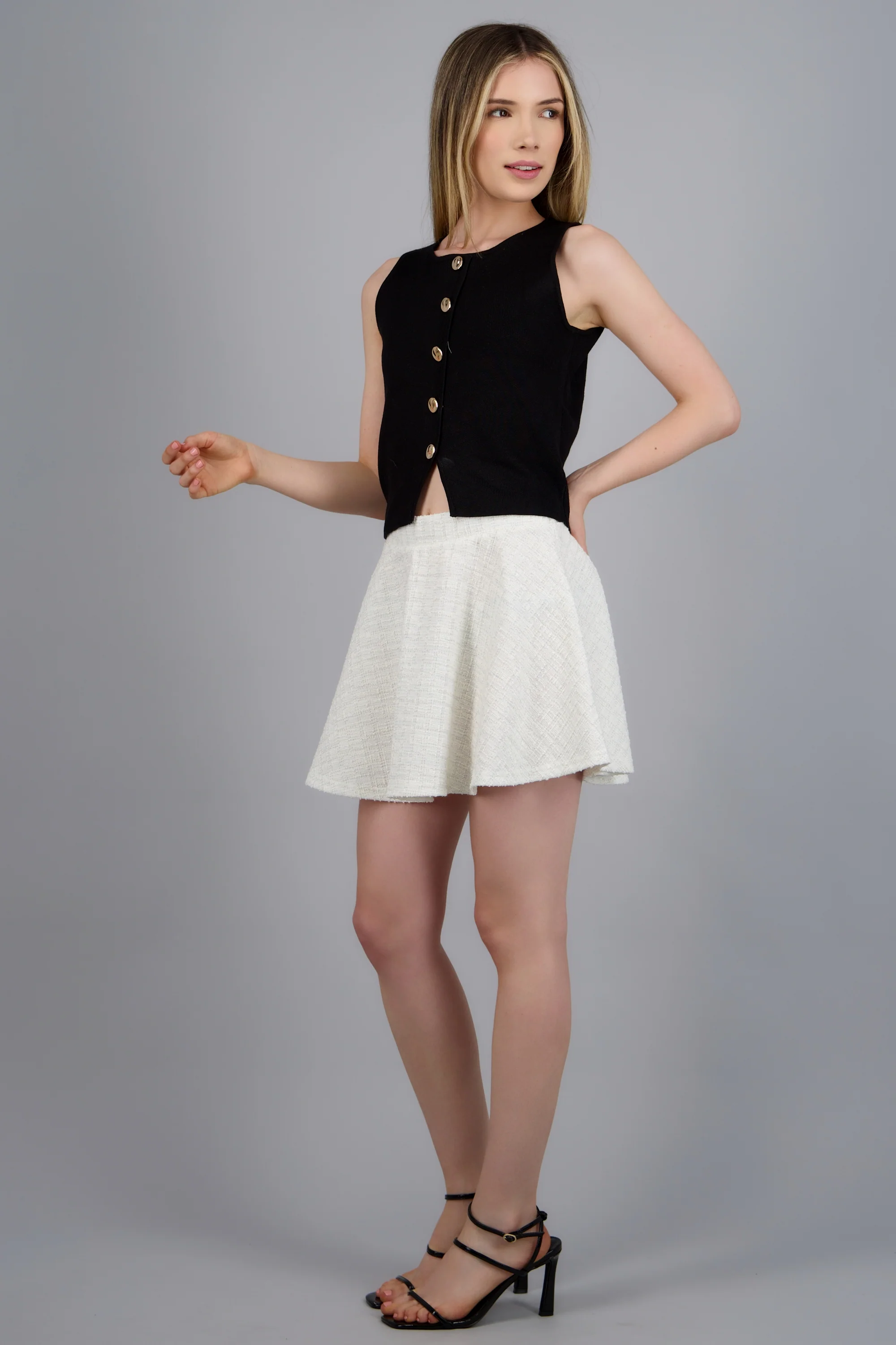Falda skater tweed - Image 3
