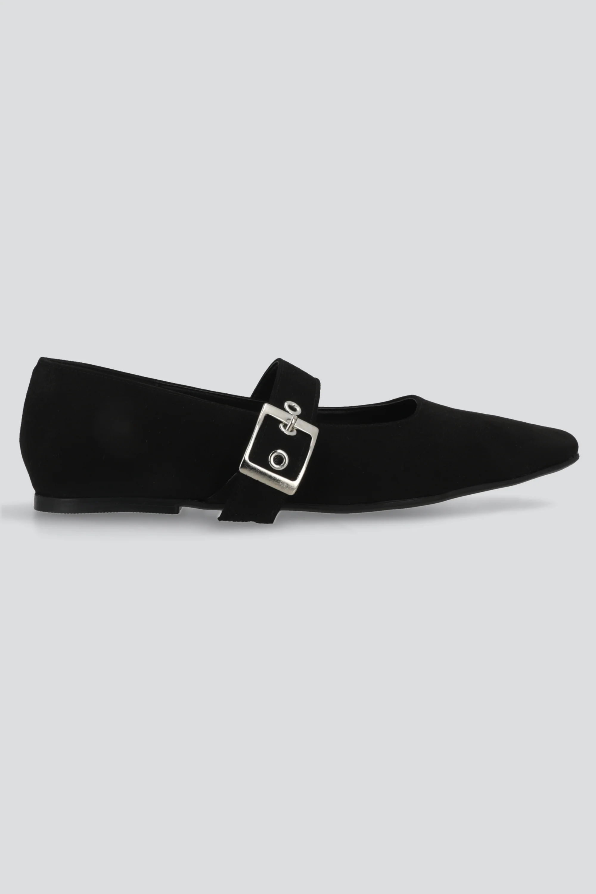 Flat mary jane hebilla ancha