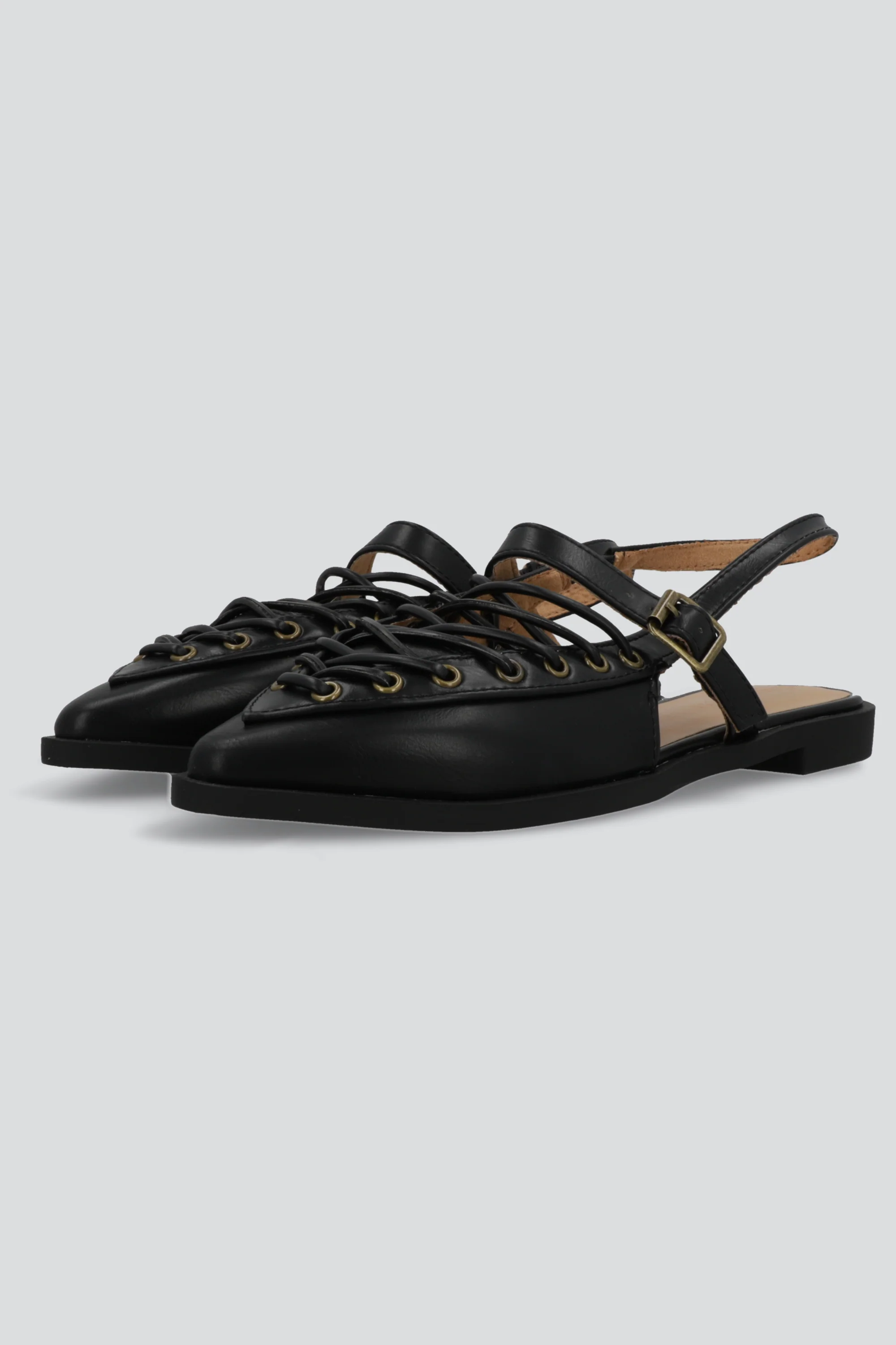 Flat puntal lace slingback - Image 2