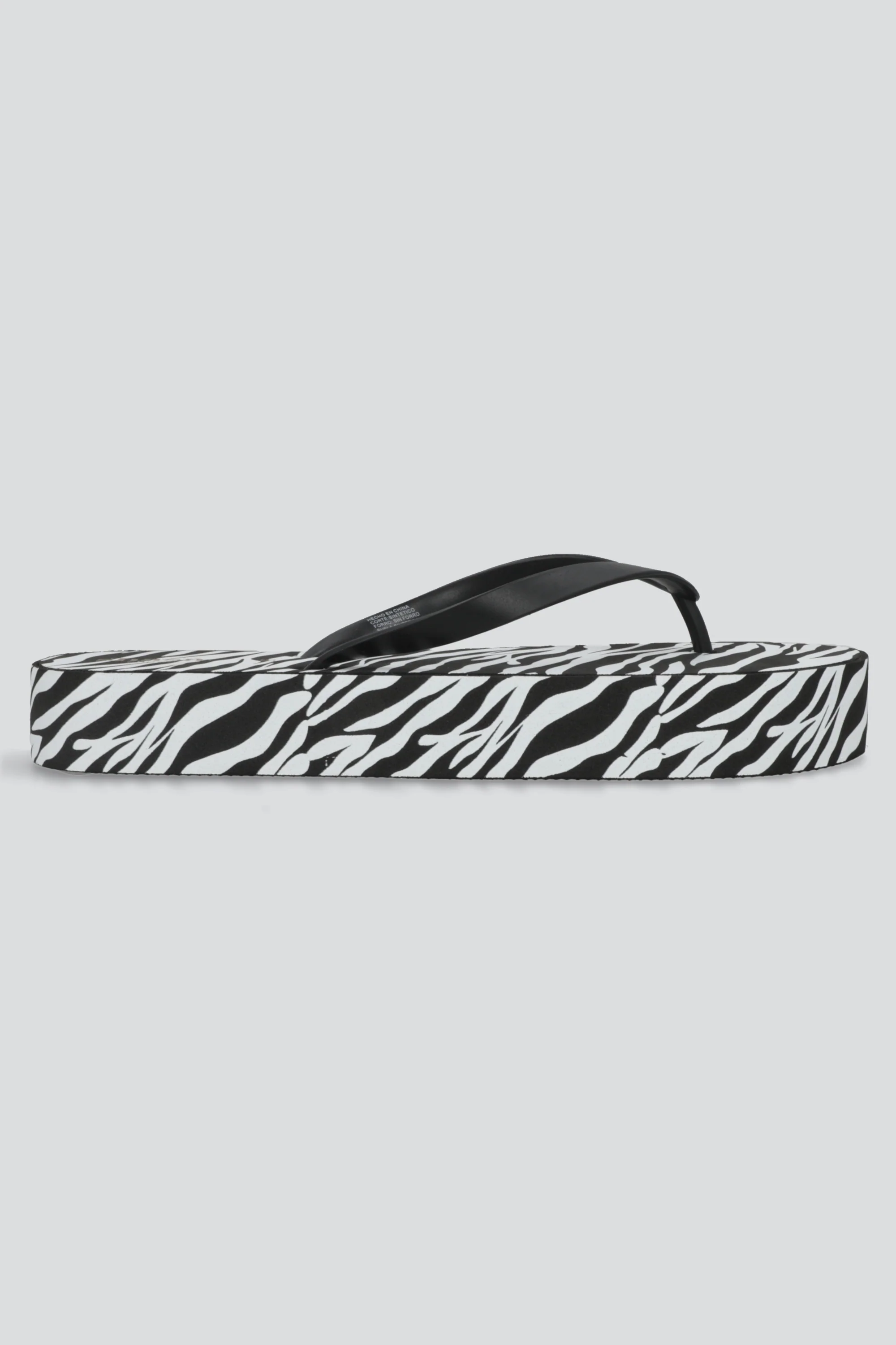 Flip flop chinela brillos estampado zebra - Image 2