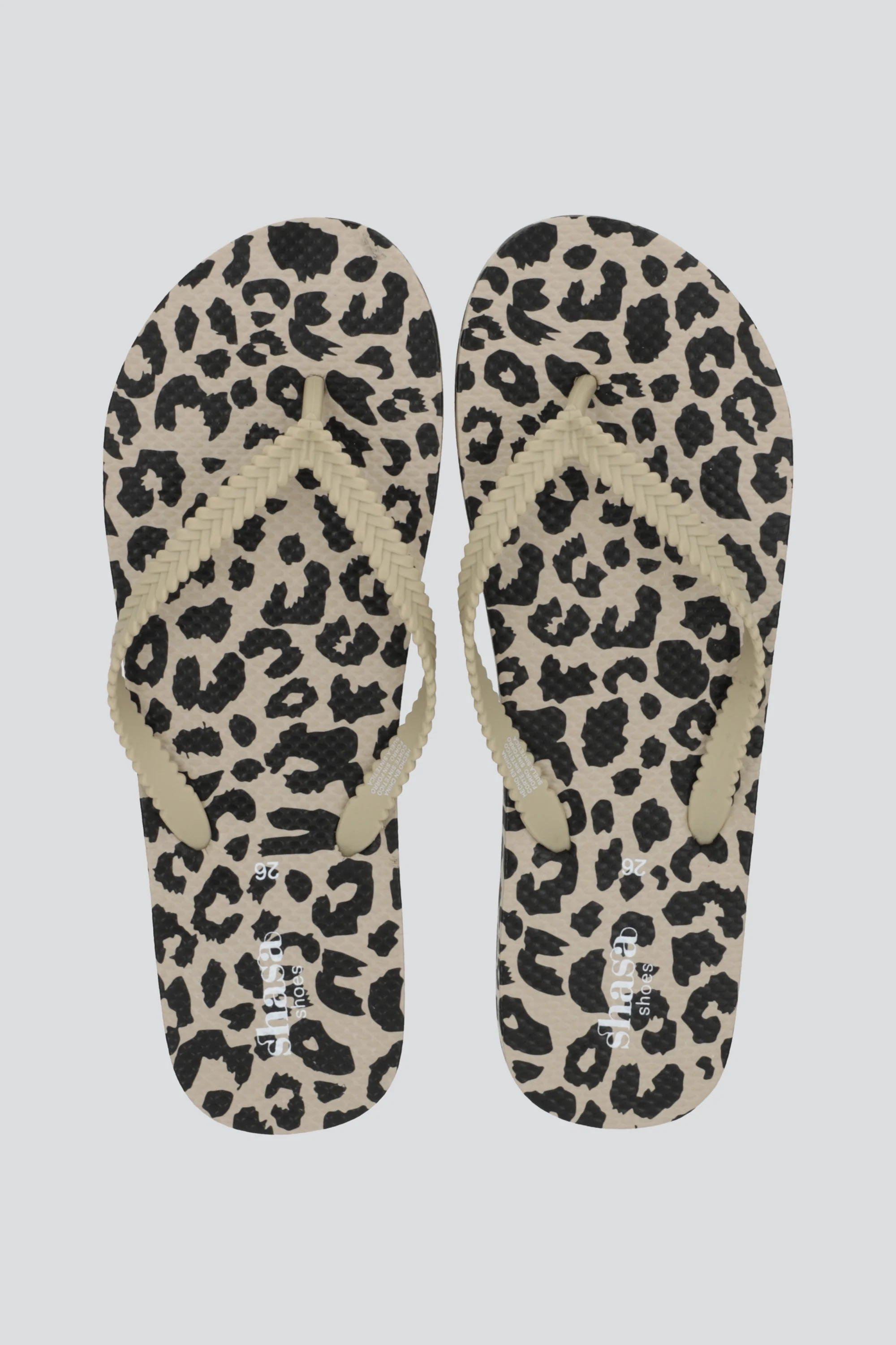 Flip flop leopardo plataforma