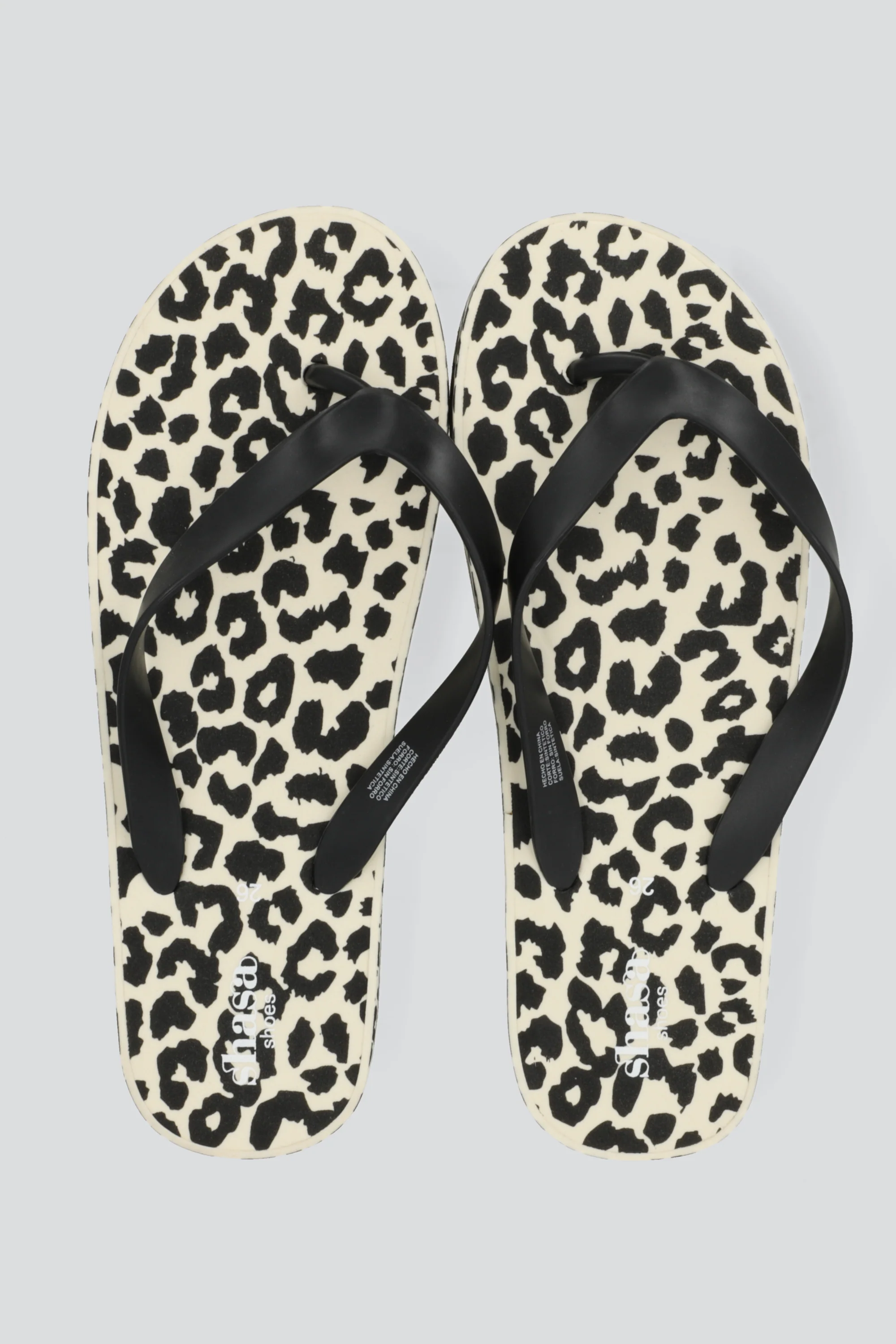 Flip flop plataforma animal print