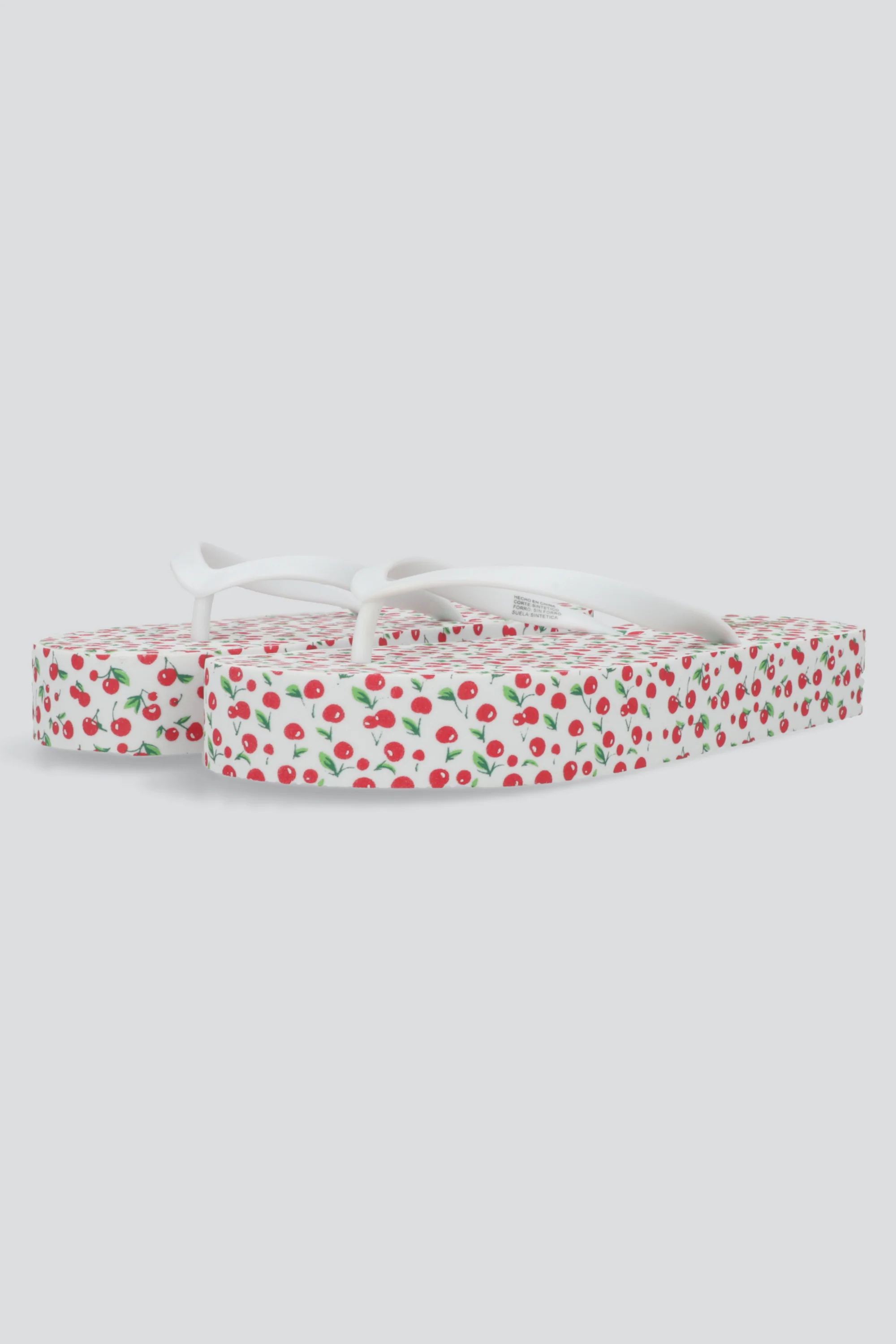 Flip flop plataforma estampado cerezas - Image 3
