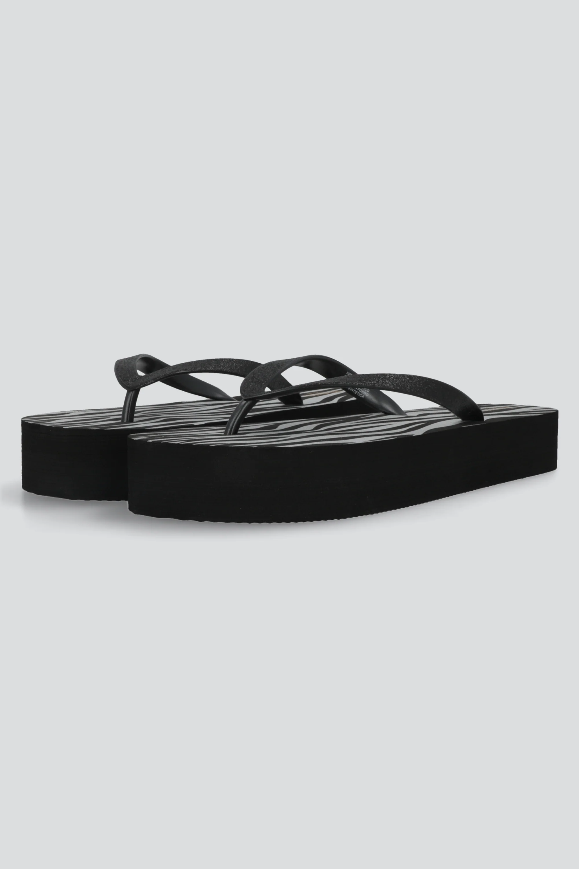 Flip flop plataforma estampado zebra - Image 3