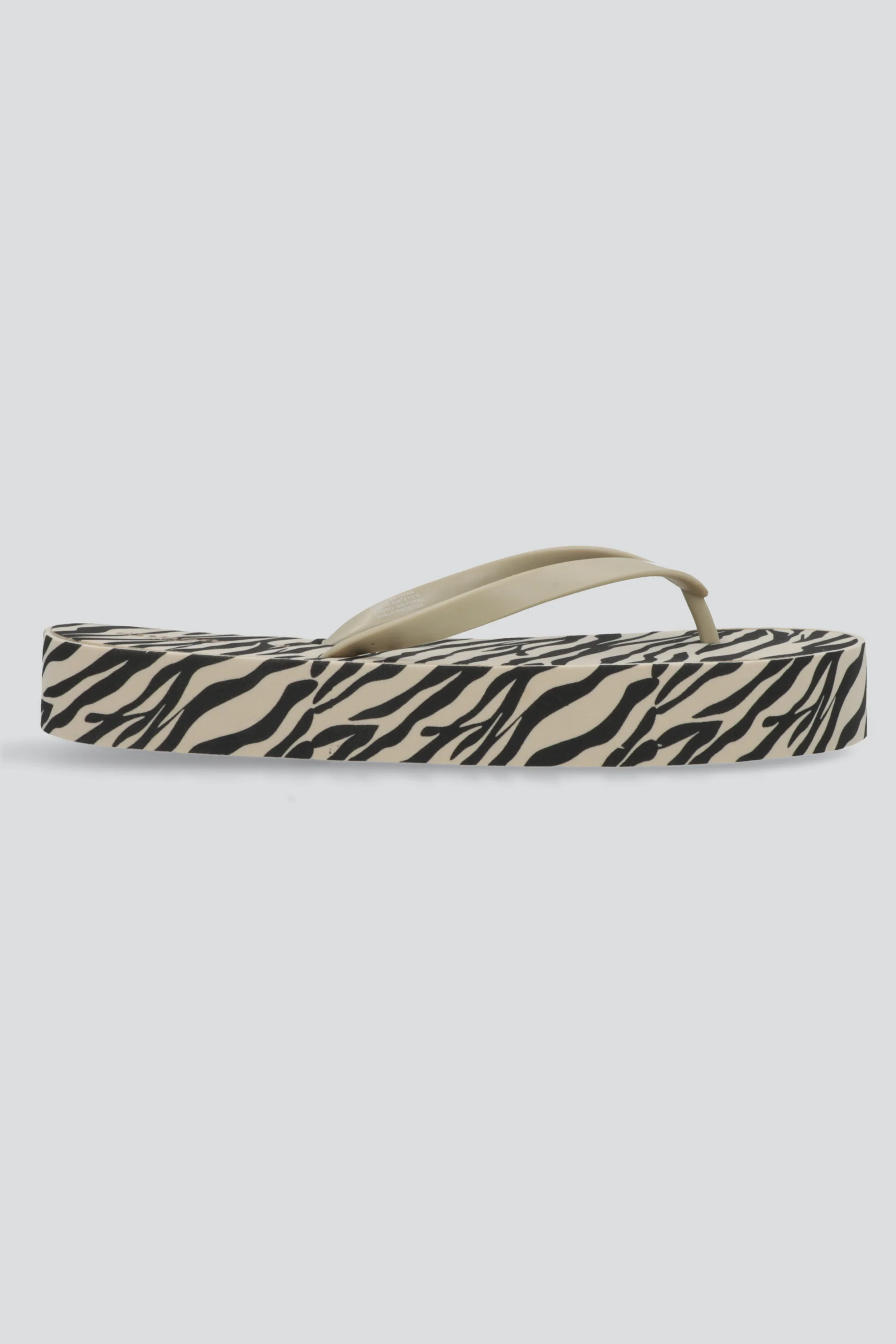 Flip flop plataforma estampado zebra - Image 2
