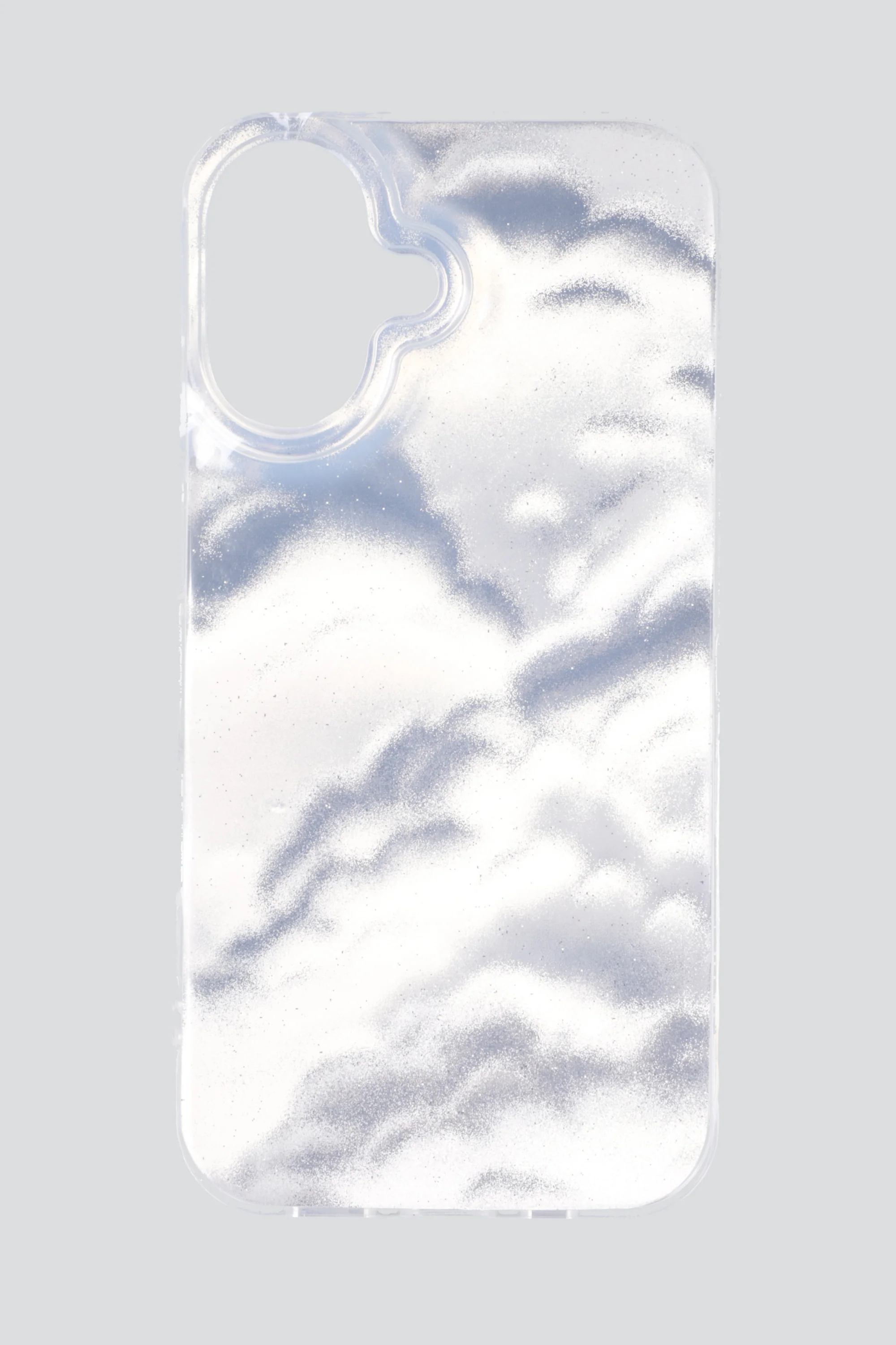 Funda iphone 16 nube metálica
