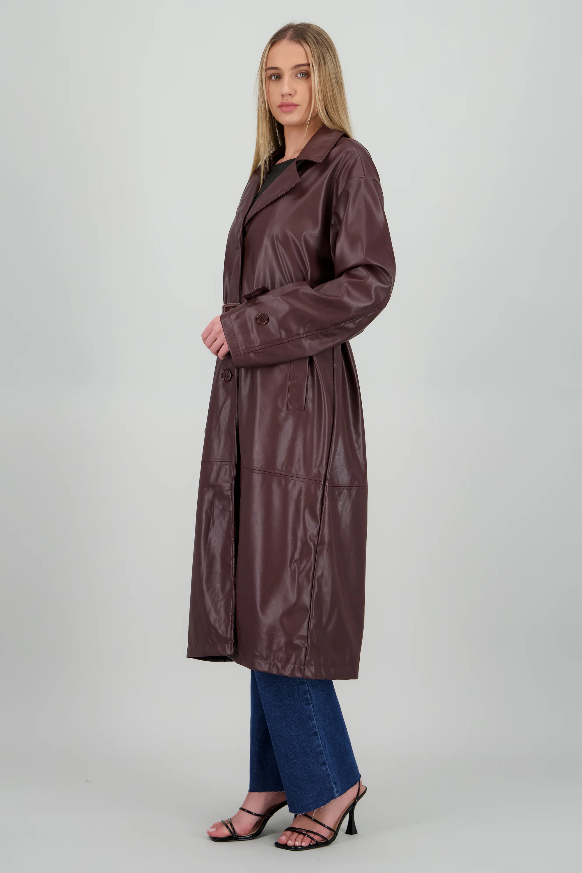 Gabardina efecto piel - Image 3
