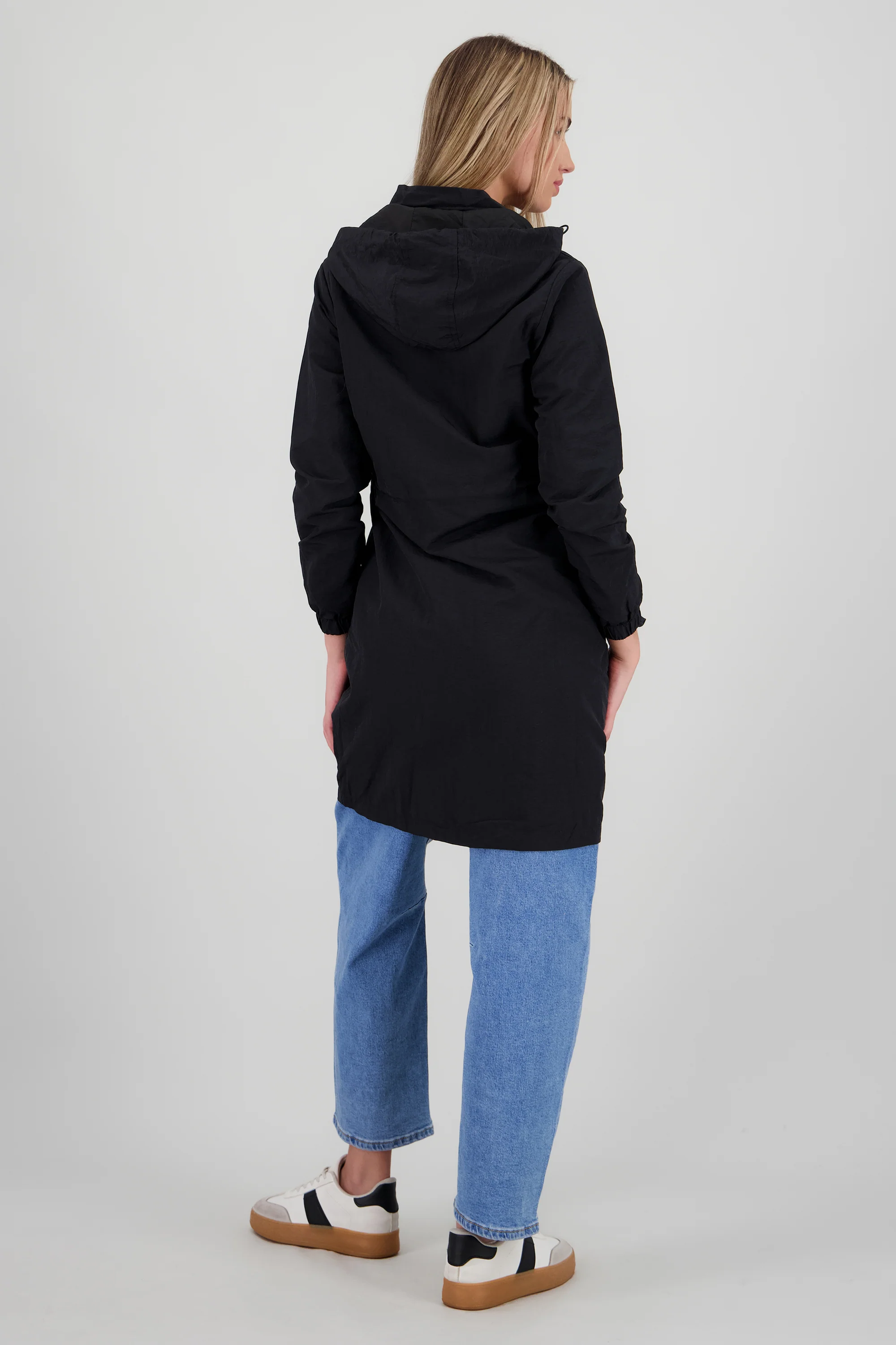 Gabardina midi con gorro - Image 4